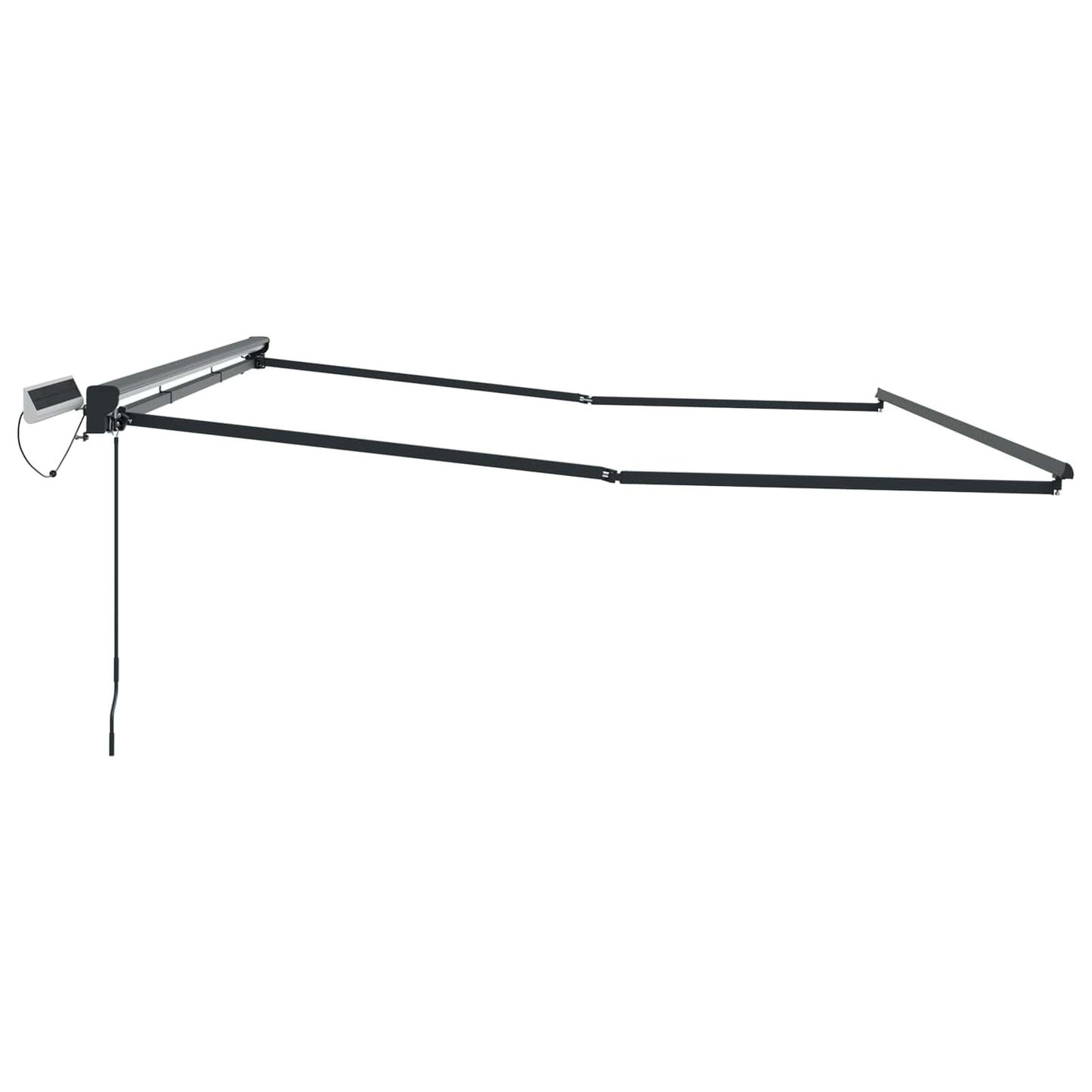 Elektrisch uitschuifbaar zonnescherm frame Antraciet 4 x 2 m is nu te koop bij PeponiXL, paradijselijk wonen!