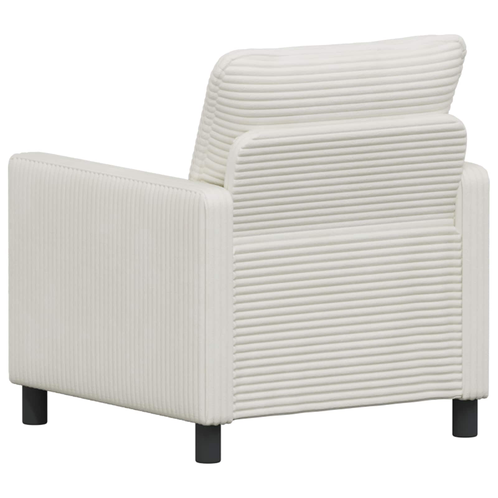 Bank Crèmekleurig 76 x 81 x 87,5 cm Polyester is nu te koop bij PeponiXL, paradijselijk wonen!