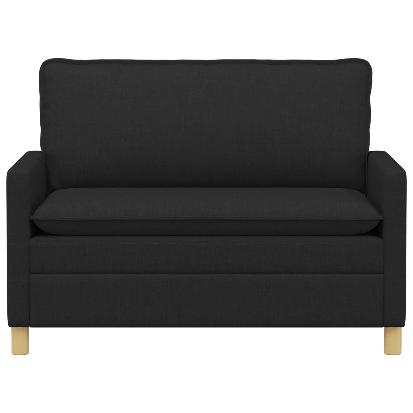 Bank Zwart 126 x 81 x 87,5 cm Stof is nu te koop bij PeponiXL, paradijselijk wonen!