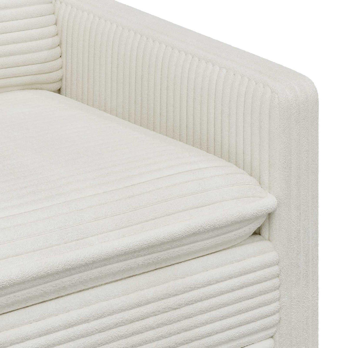 Bank Crèmekleurig 126 x 81 x 87,5 cm Polyester is nu te koop bij PeponiXL, paradijselijk wonen!