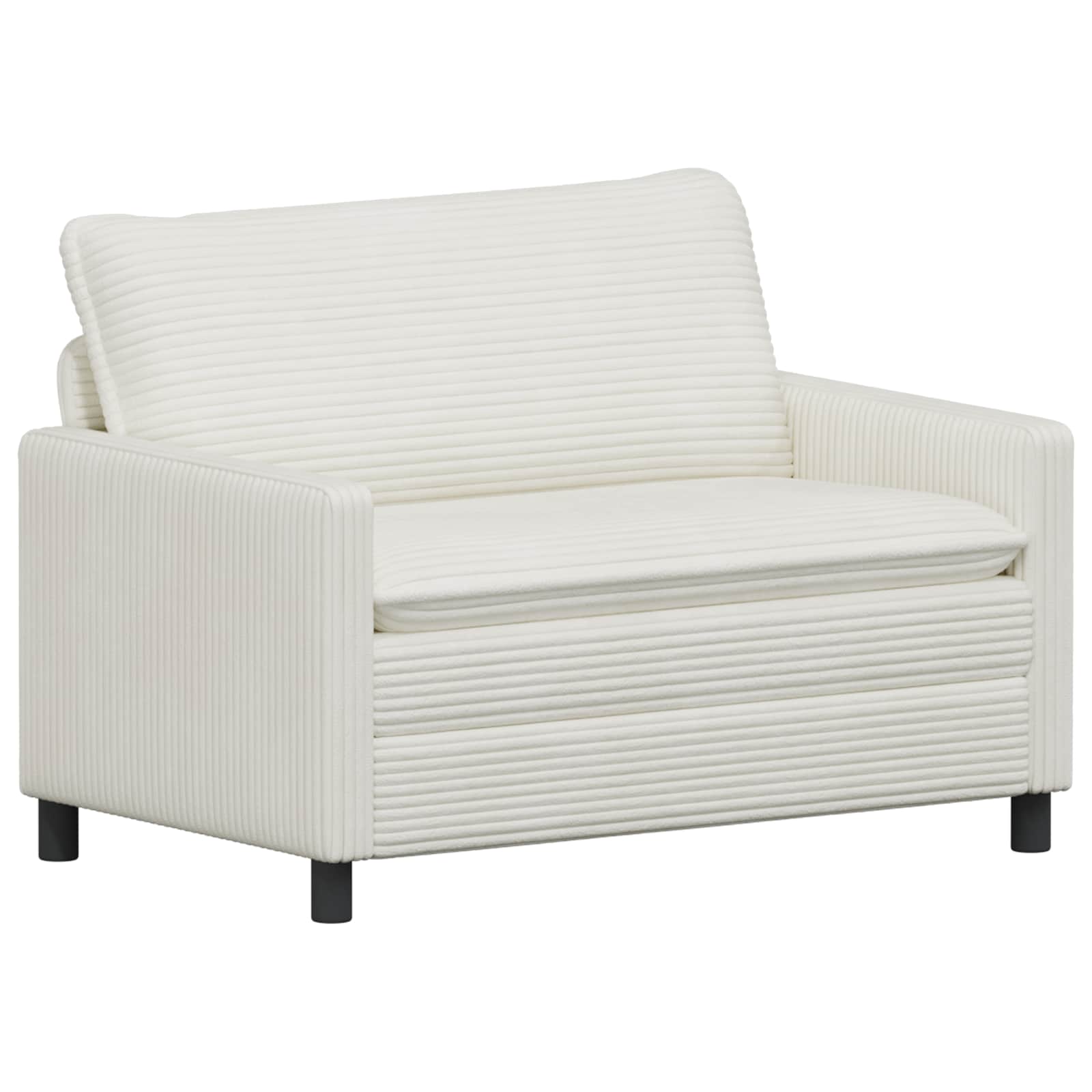 Bank Crèmekleurig 126 x 81 x 87,5 cm Polyester is nu te koop bij PeponiXL, paradijselijk wonen!
