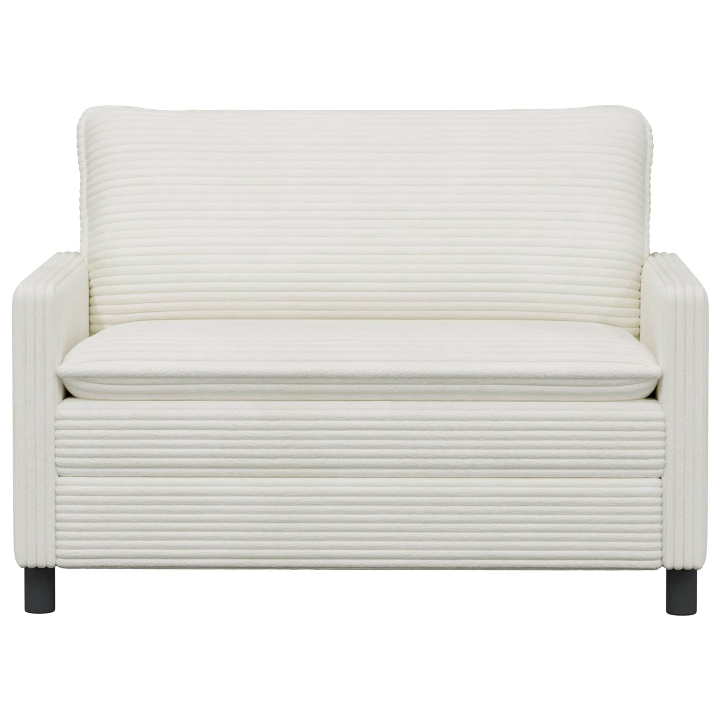 Bank Crèmekleurig 126 x 81 x 87,5 cm Polyester is nu te koop bij PeponiXL, paradijselijk wonen!