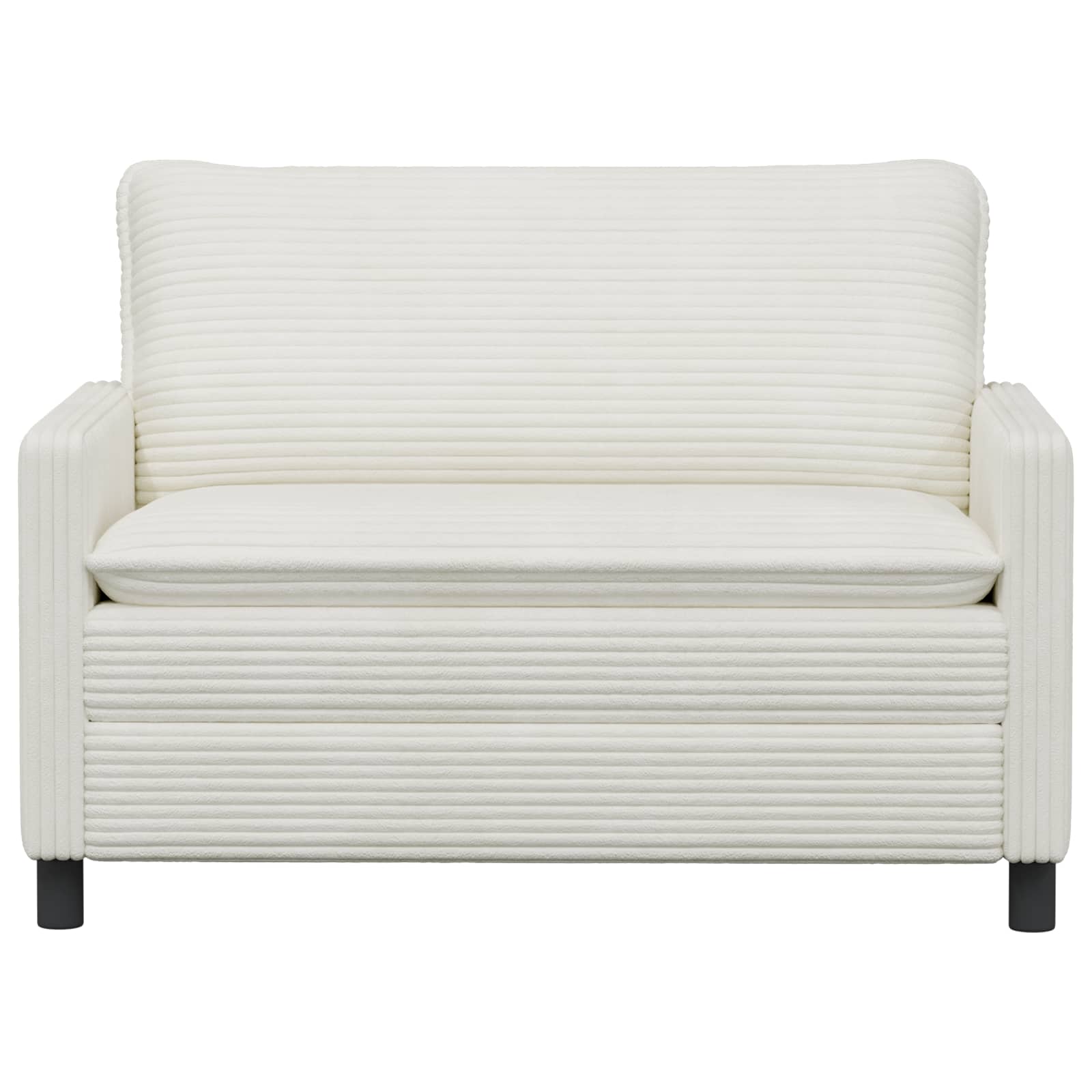 Bank Crèmekleurig 126 x 81 x 87,5 cm Polyester is nu te koop bij PeponiXL, paradijselijk wonen!