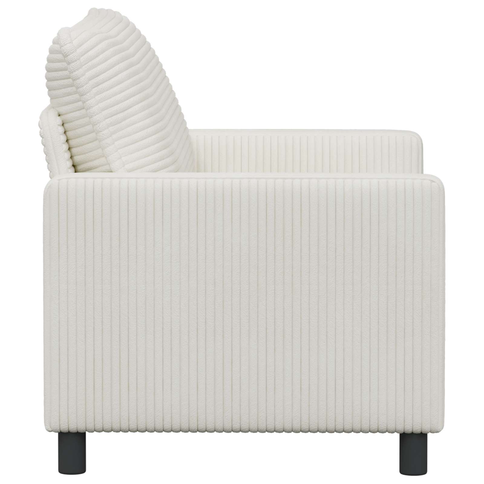 Bank Crèmekleurig 126 x 81 x 87,5 cm Polyester is nu te koop bij PeponiXL, paradijselijk wonen!