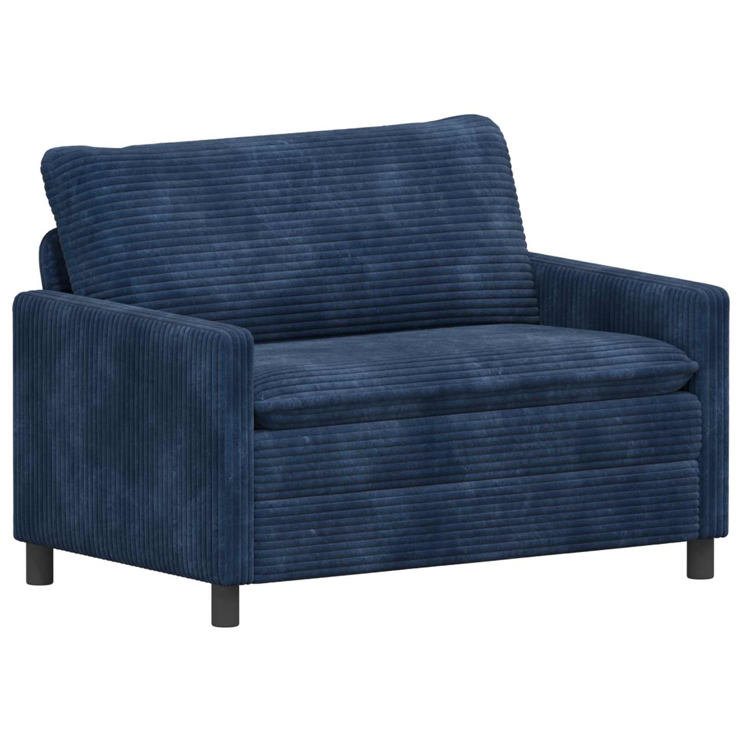 Bank Marineblauw 126 x 81 x 87,5 cm Polyester is nu te koop bij PeponiXL, paradijselijk wonen!