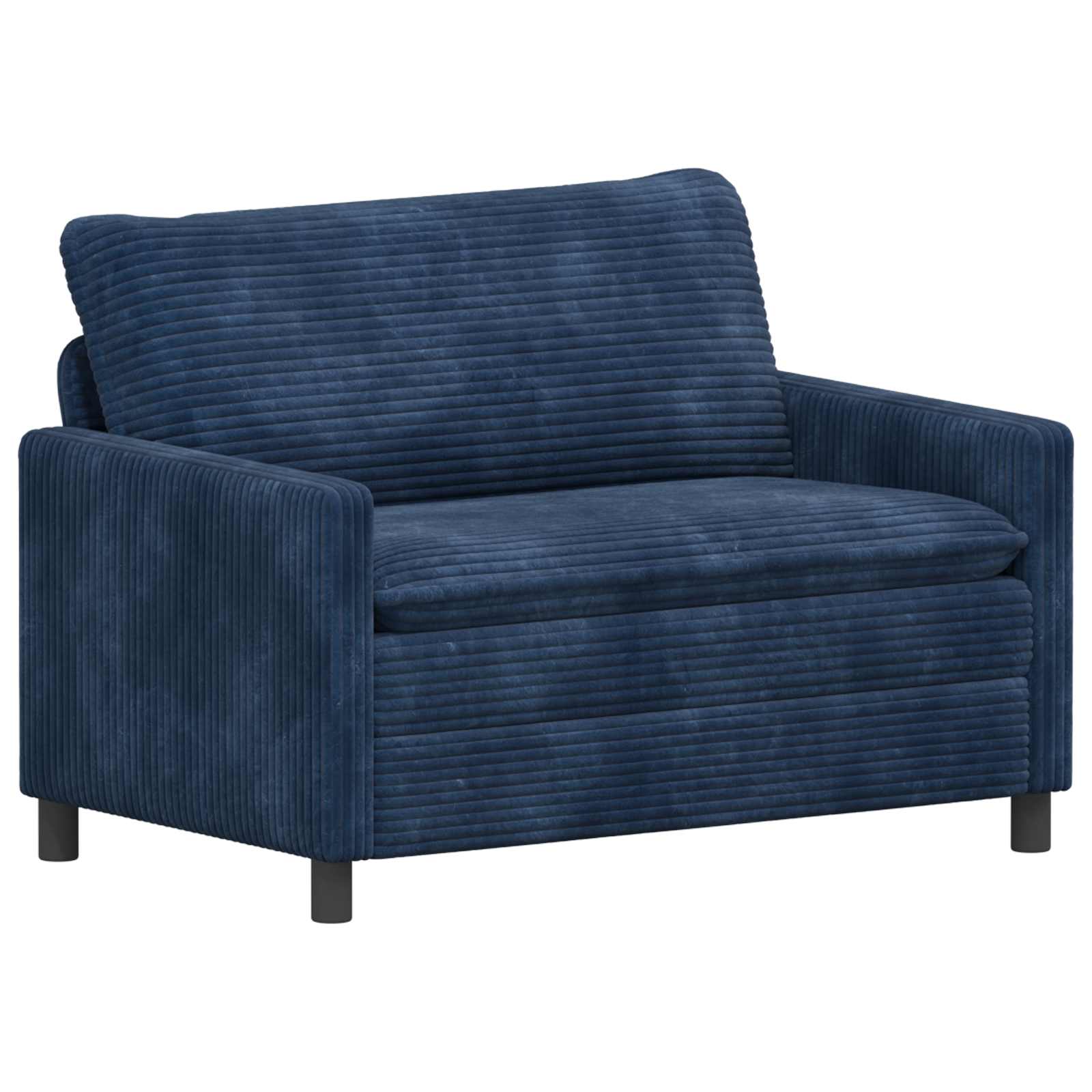 Bank Marineblauw 126 x 81 x 87,5 cm Polyester is nu te koop bij PeponiXL, paradijselijk wonen!