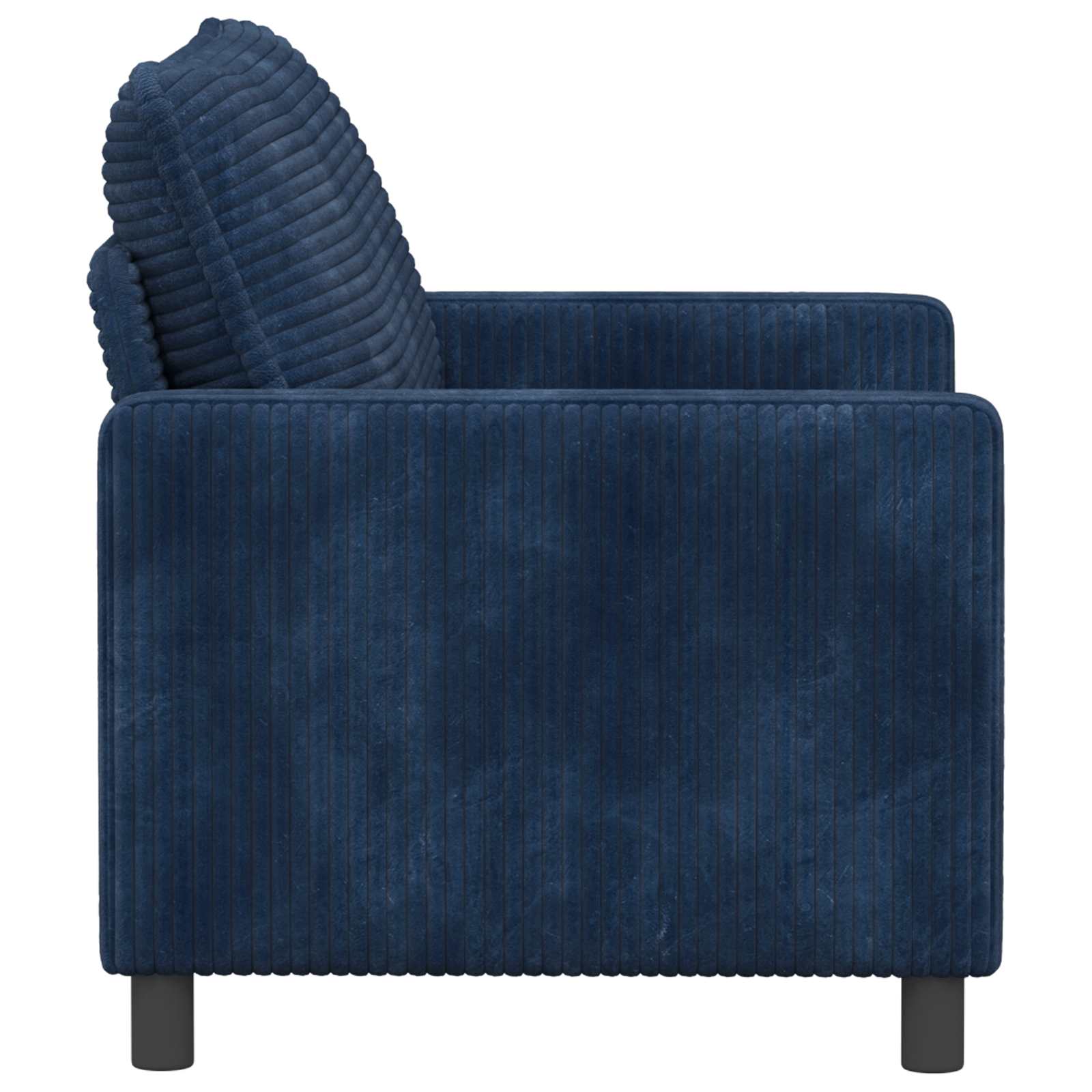 Bank Marineblauw 126 x 81 x 87,5 cm Polyester is nu te koop bij PeponiXL, paradijselijk wonen!