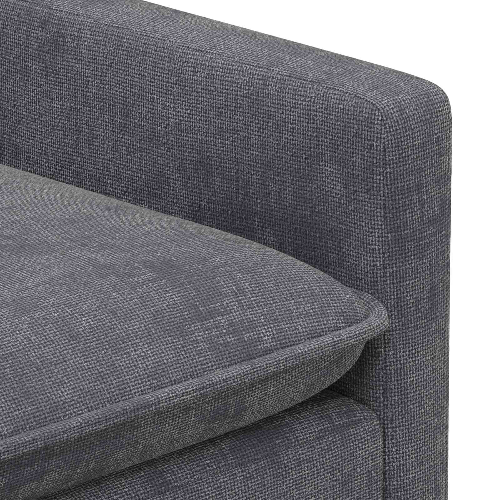 Bank Donkergrijs 156 x 81 x 87,5 cm Polyester is nu te koop bij PeponiXL, paradijselijk wonen!