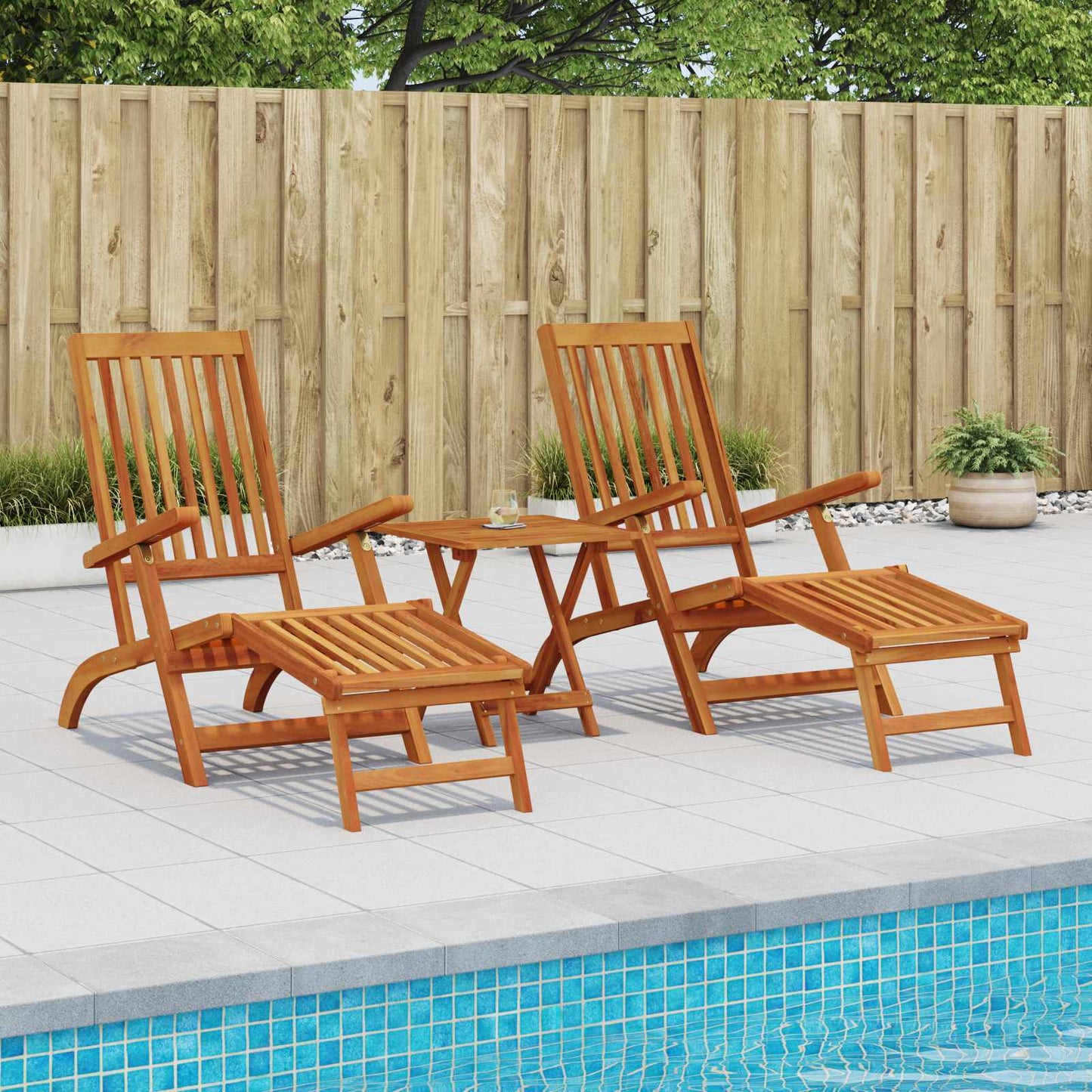 Ligstoelkentingen en opvouwbare zonnebader 2 pcs is nu te koop bij PeponiXL, paradijselijk wonen!