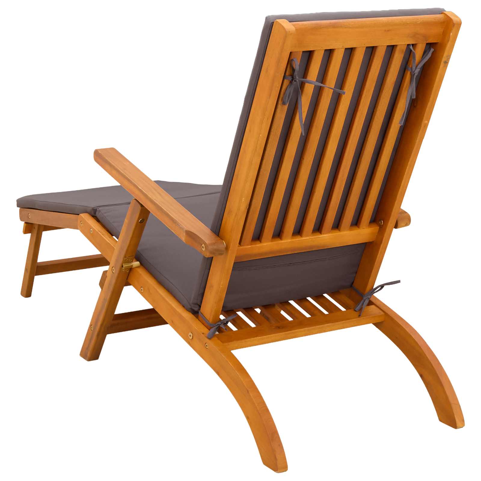 Ligstoelkentingen en opvouwbare zonnebader 2 pcs Grijs is nu te koop bij PeponiXL, paradijselijk wonen!