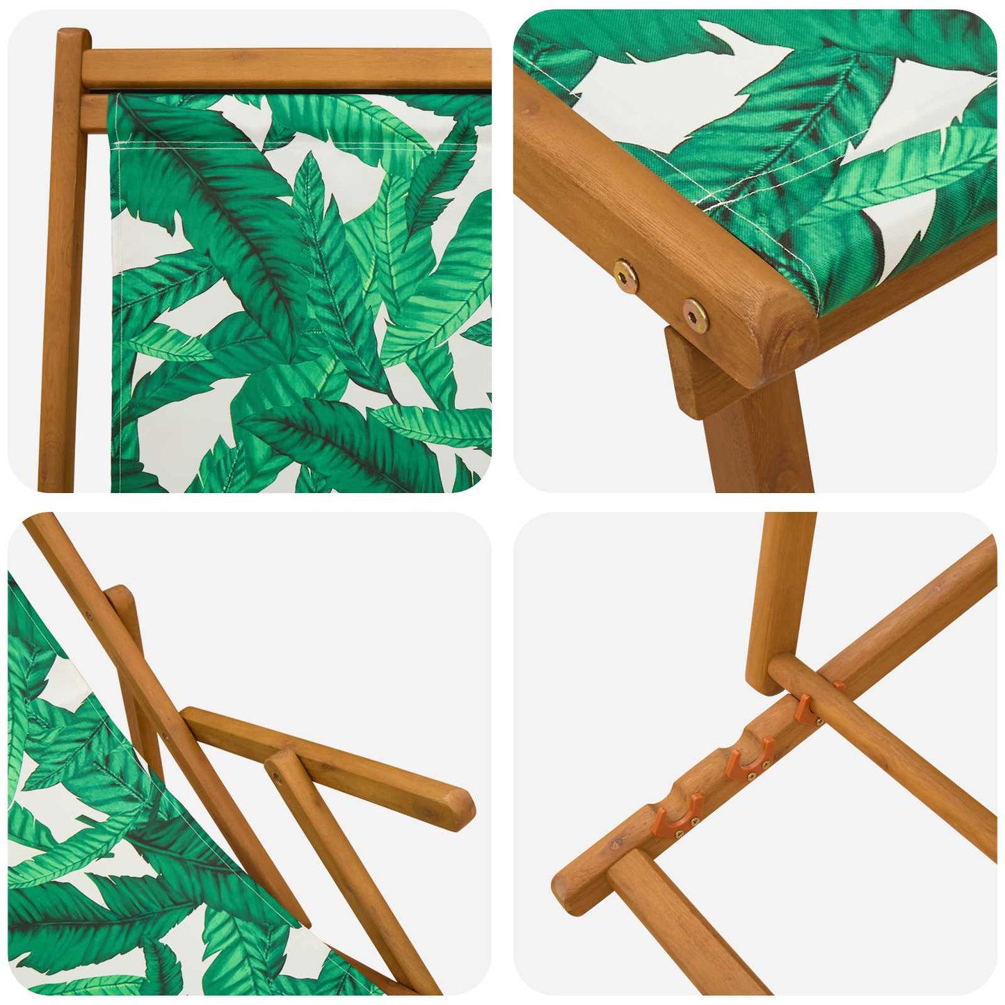 Opvouwbare zonnebed 3 Positie Massief Eucalyptus Hout is nu te koop bij PeponiXL, paradijselijk wonen!