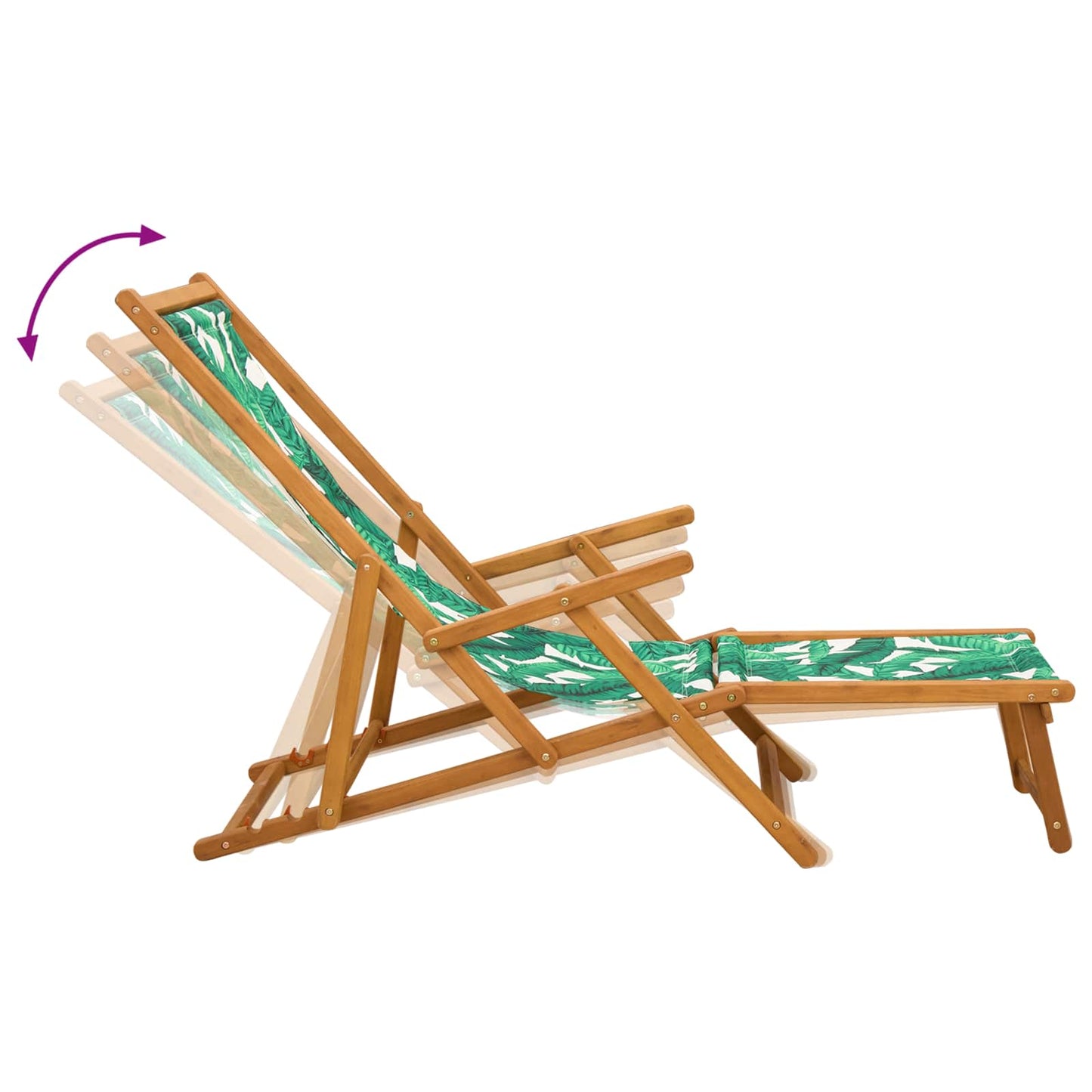 Opvouwbare zonnebed 3 Positie Massief Eucalyptus Hout is nu te koop bij PeponiXL, paradijselijk wonen!