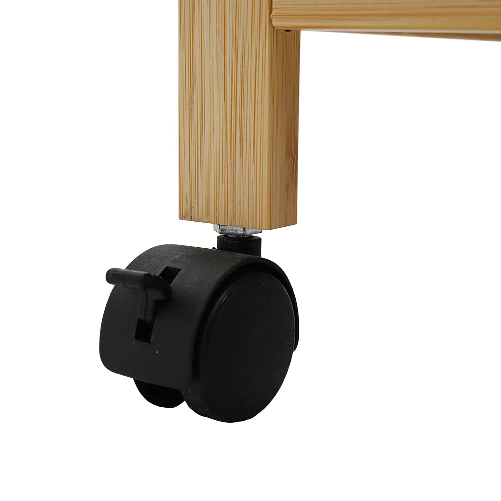 Keukentrolley met Wielen Naturel 60 x 18 x 97 cm Bamboe is nu te koop bij PeponiXL, paradijselijk wonen!