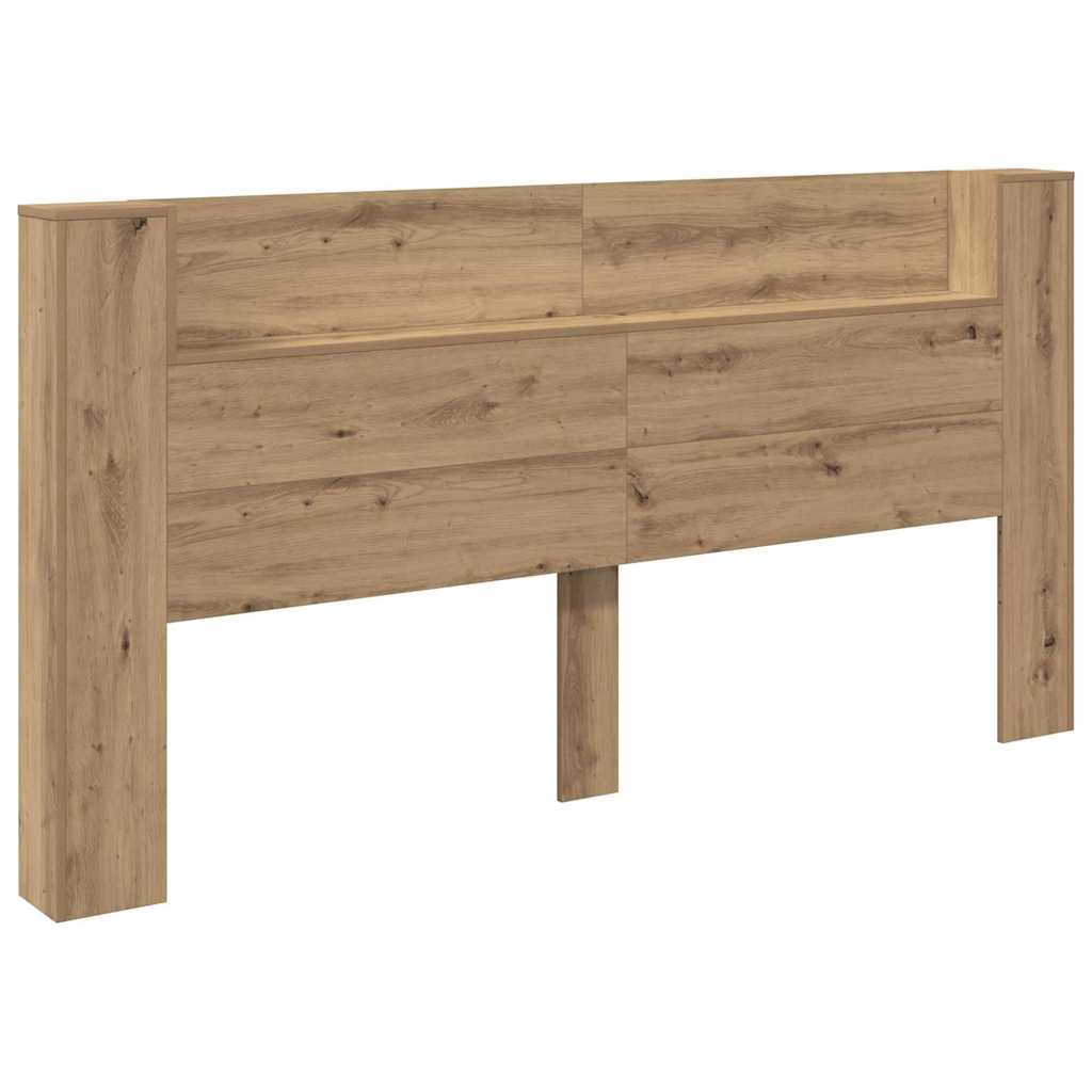 Opslag hoofdeinde met LED Artisanaal eiken Bewerkt hout is nu te koop bij PeponiXL, paradijselijk wonen!