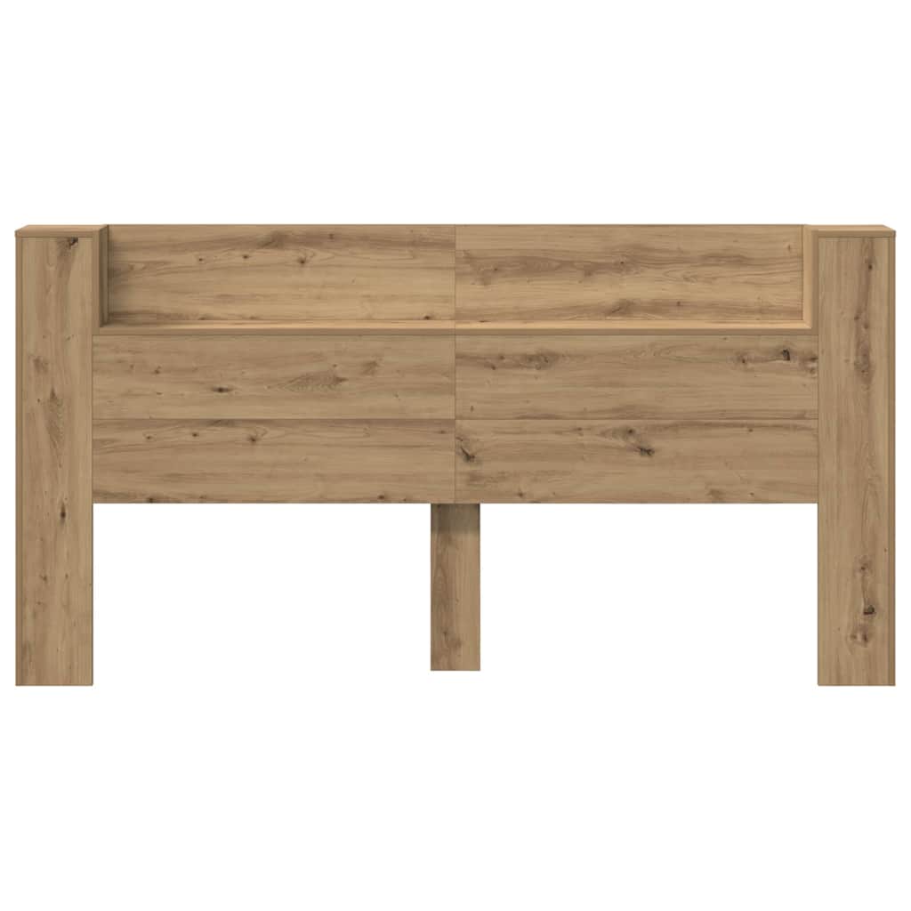 Opslag hoofdeinde met LED Artisanaal eiken Bewerkt hout is nu te koop bij PeponiXL, paradijselijk wonen!