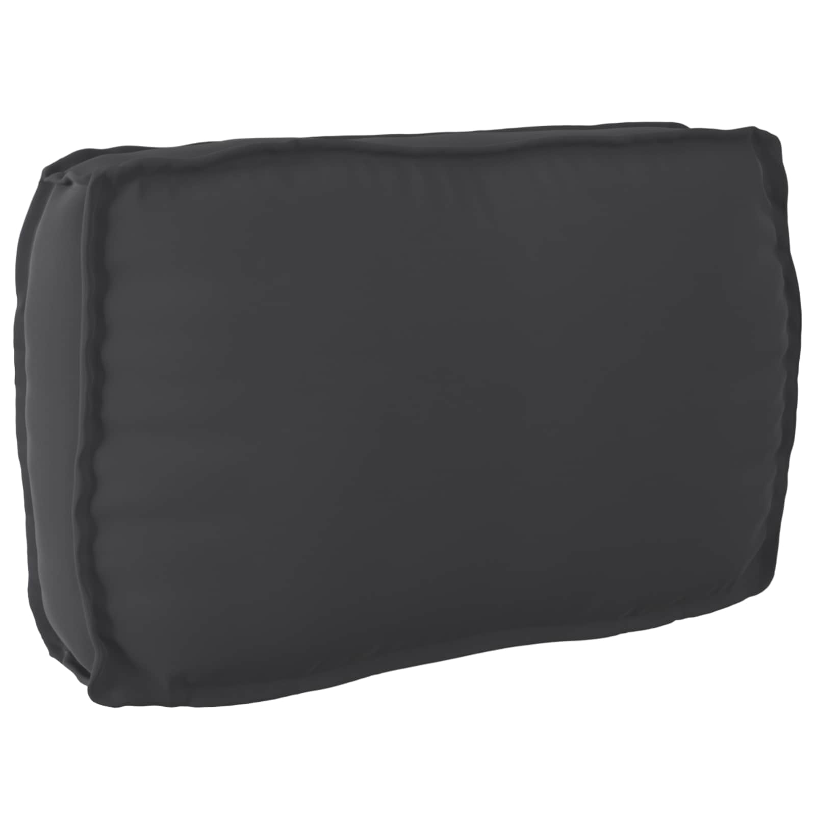 Bankstel met kussen Effen 2 pcs Zwart Massief Acaciahout is nu te koop bij PeponiXL, paradijselijk wonen!
