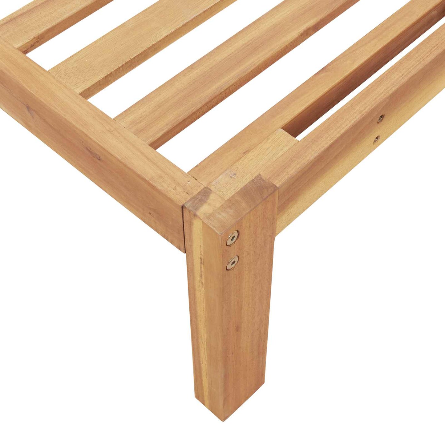Bankstel met kussen Effen 2 pcs Grijs Massief Acaciahout is nu te koop bij PeponiXL, paradijselijk wonen!