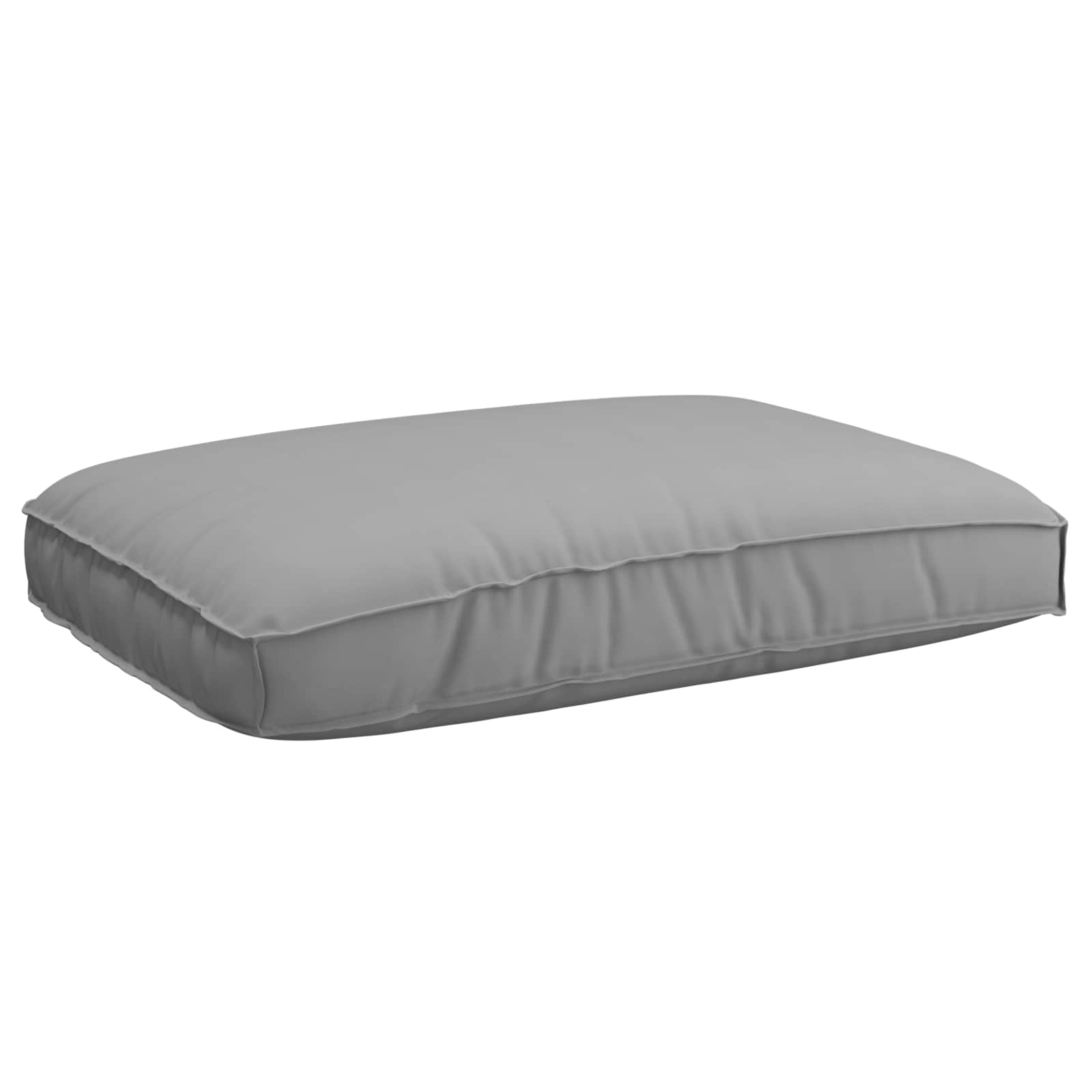 Bankstel met kussen Effen 2 pcs Grijs Massief Acaciahout is nu te koop bij PeponiXL, paradijselijk wonen!