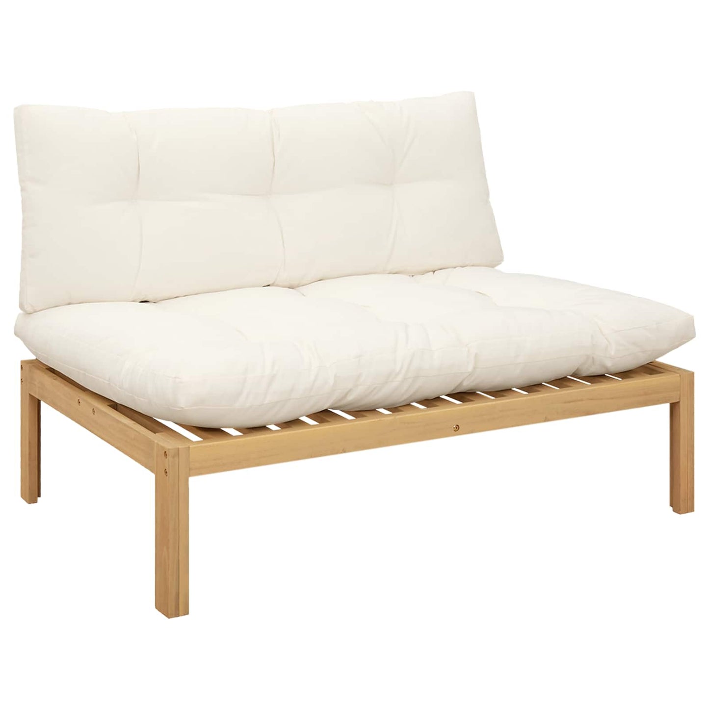 5 Stuk Garden Pallet Sofa Units Massief Acaciahout Licht Bruin is nu te koop bij PeponiXL, paradijselijk wonen!