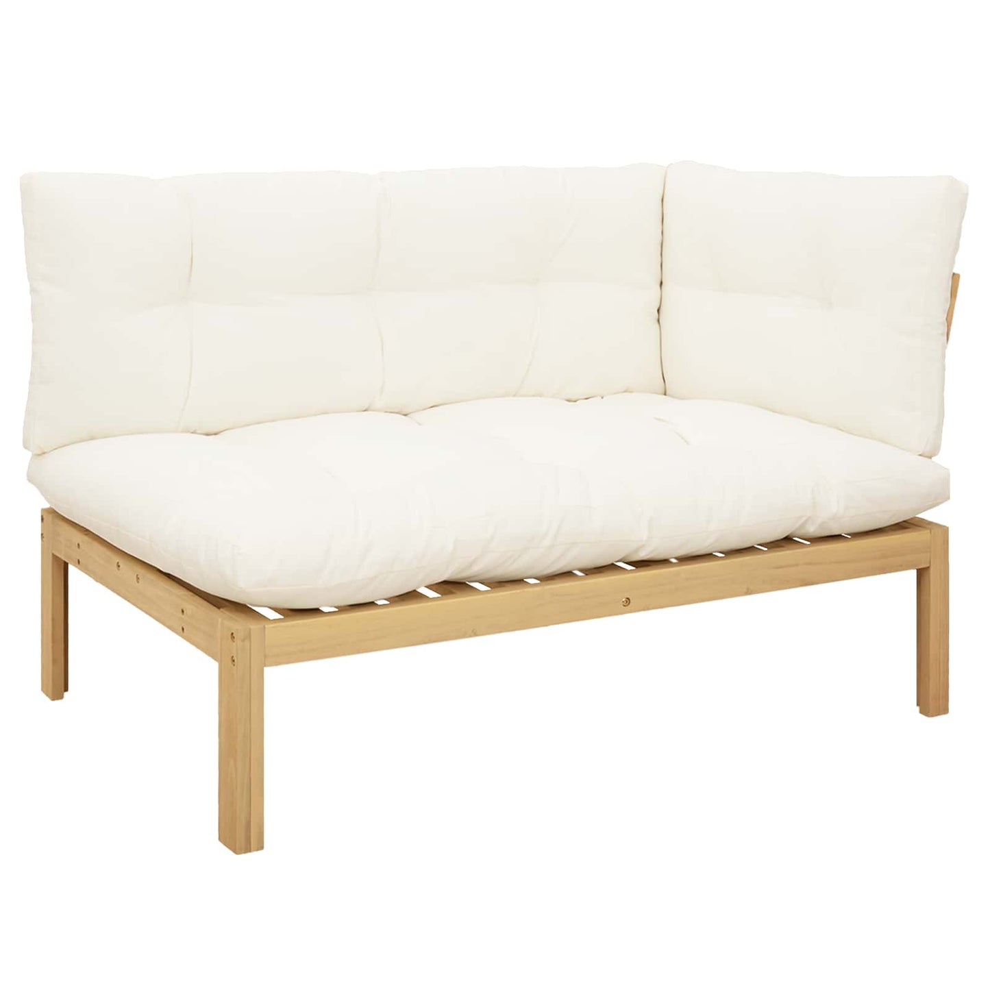 5 Stuk Garden Pallet Sofa Units Massief Acaciahout Licht Bruin is nu te koop bij PeponiXL, paradijselijk wonen!
