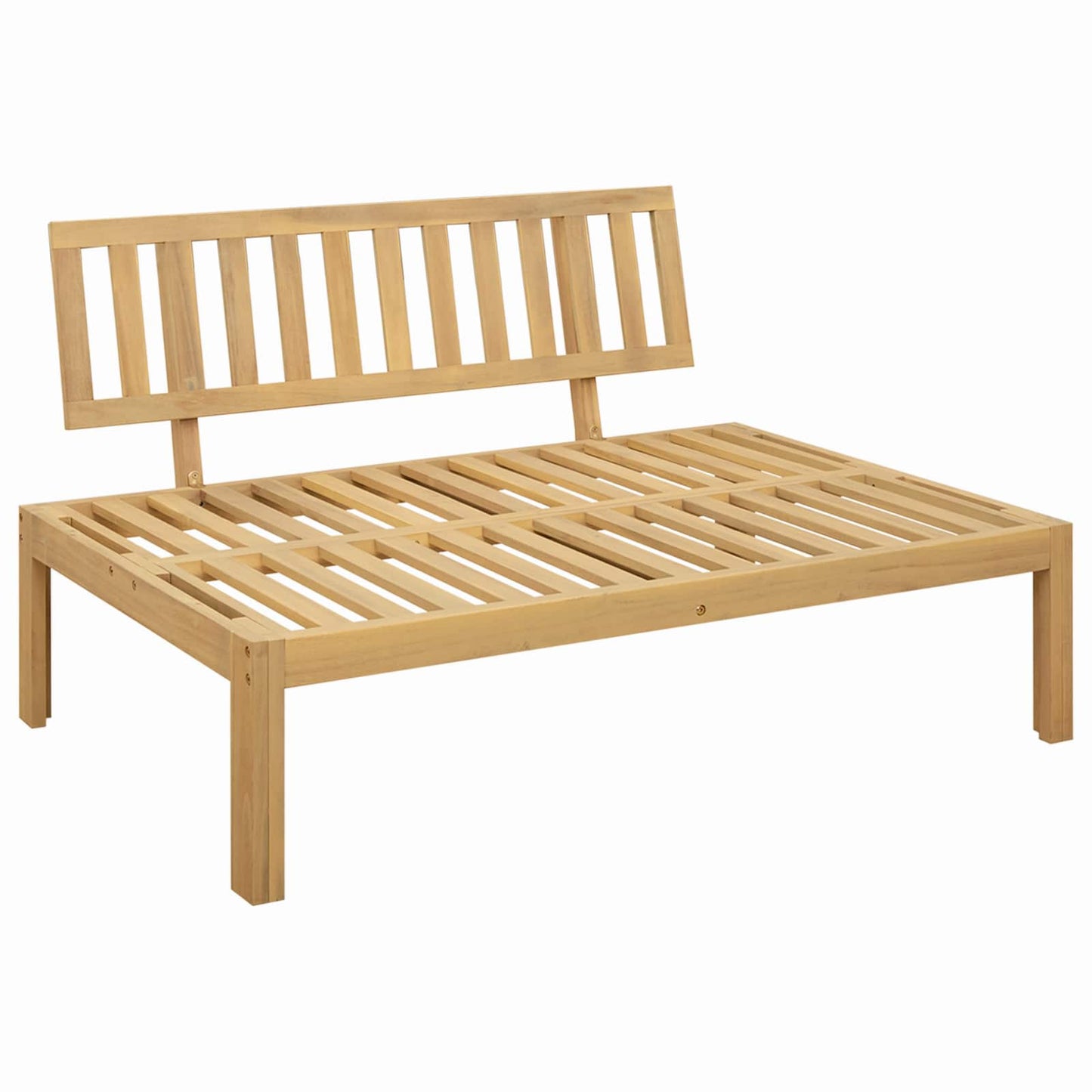 6 Stuk Garden Pallet Sofa Units Massief Acaciahout Licht Bruin is nu te koop bij PeponiXL, paradijselijk wonen!