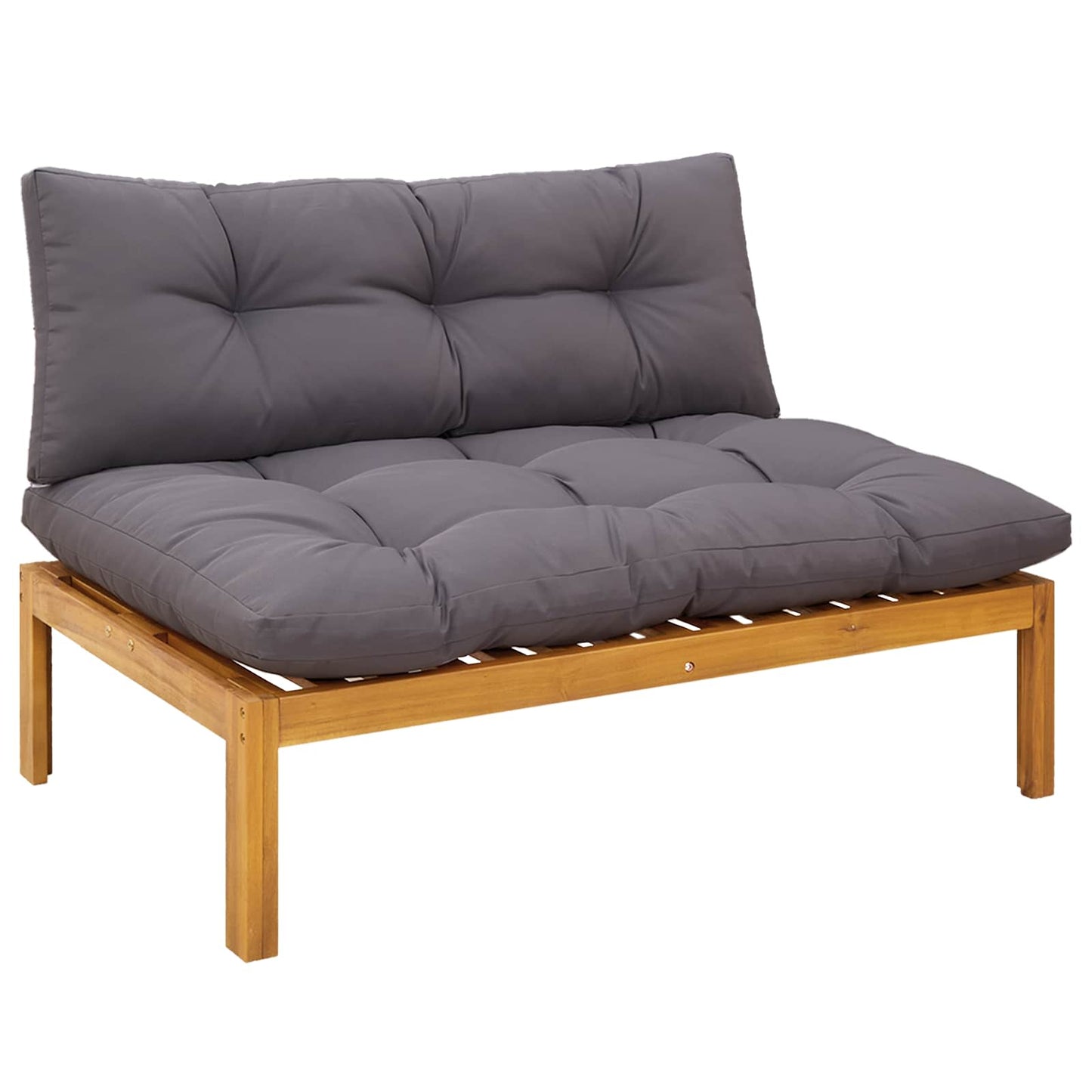4 Stuk Garden Pallet Sofa Units Massief Acaciahout Naturel