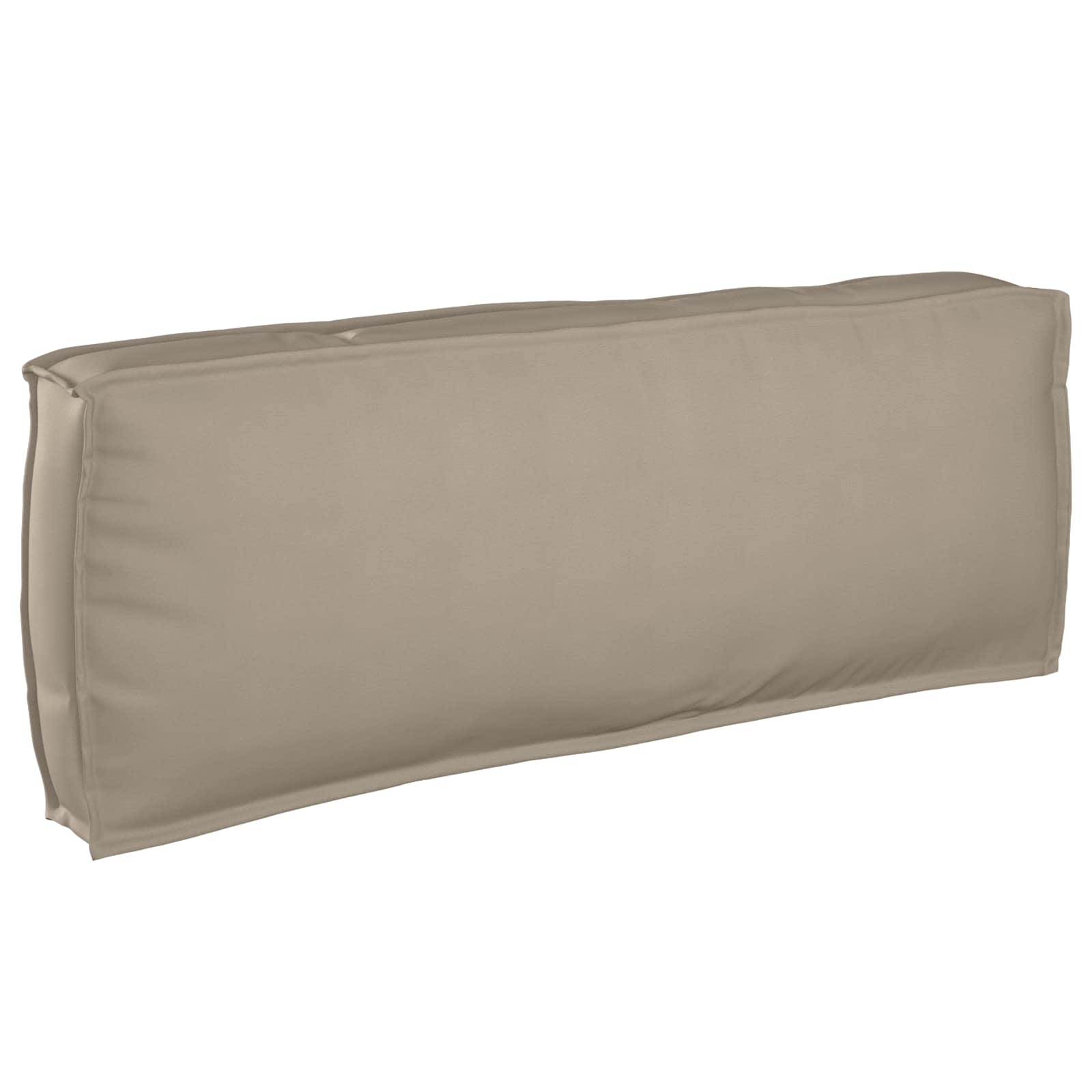 Bankstel met kussen Effen 4 pcs Taupe Massief Acaciahout is nu te koop bij PeponiXL, paradijselijk wonen!