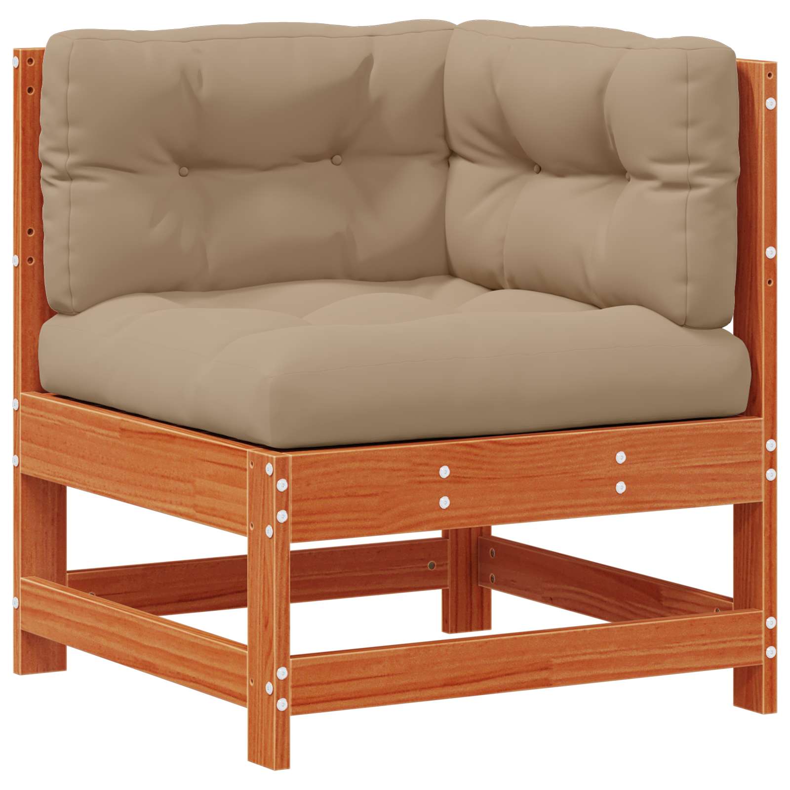 Tuin loungeset 8 pcs Wasbruin Massief grenenhout is nu te koop bij PeponiXL, paradijselijk wonen!