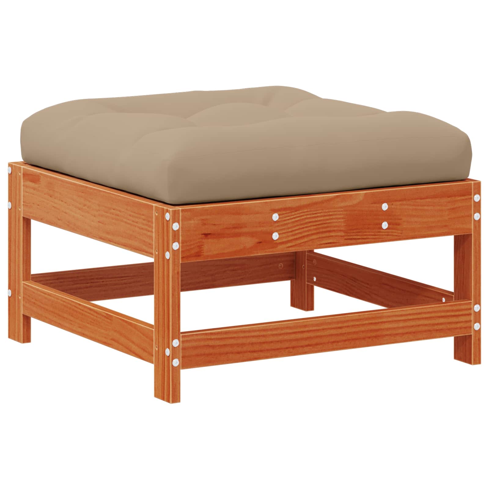 Tuin loungeset 5 pcs Wasbruin Massief grenenhout is nu te koop bij PeponiXL, paradijselijk wonen!