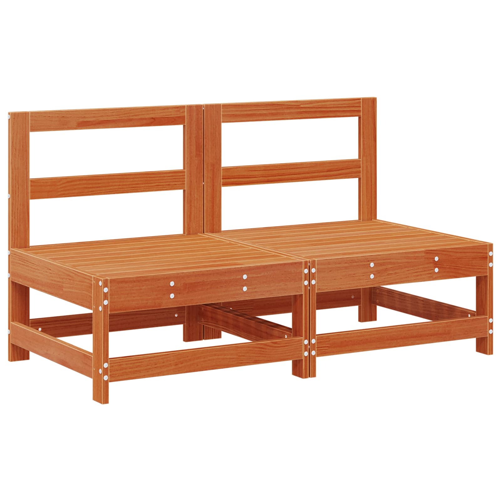 Tuin loungeset 6 pcs Wasbruin Massief grenenhout is nu te koop bij PeponiXL, paradijselijk wonen!