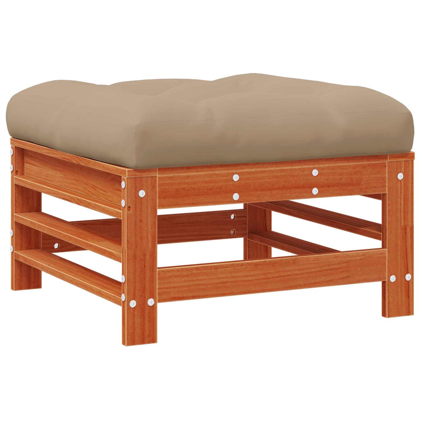 Tuin loungeset 7 pcs Wasbruin Massief grenenhout is nu te koop bij PeponiXL, paradijselijk wonen!