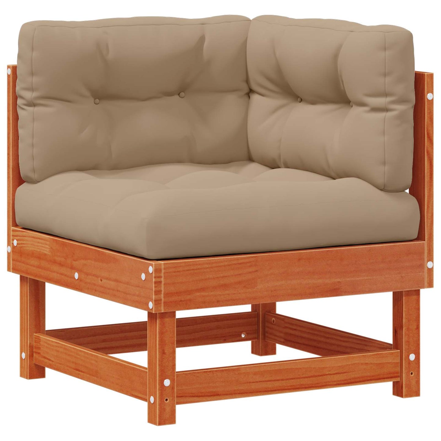 Tuin loungeset 13 pcs Wasbruin Massief grenenhout is nu te koop bij PeponiXL, paradijselijk wonen!