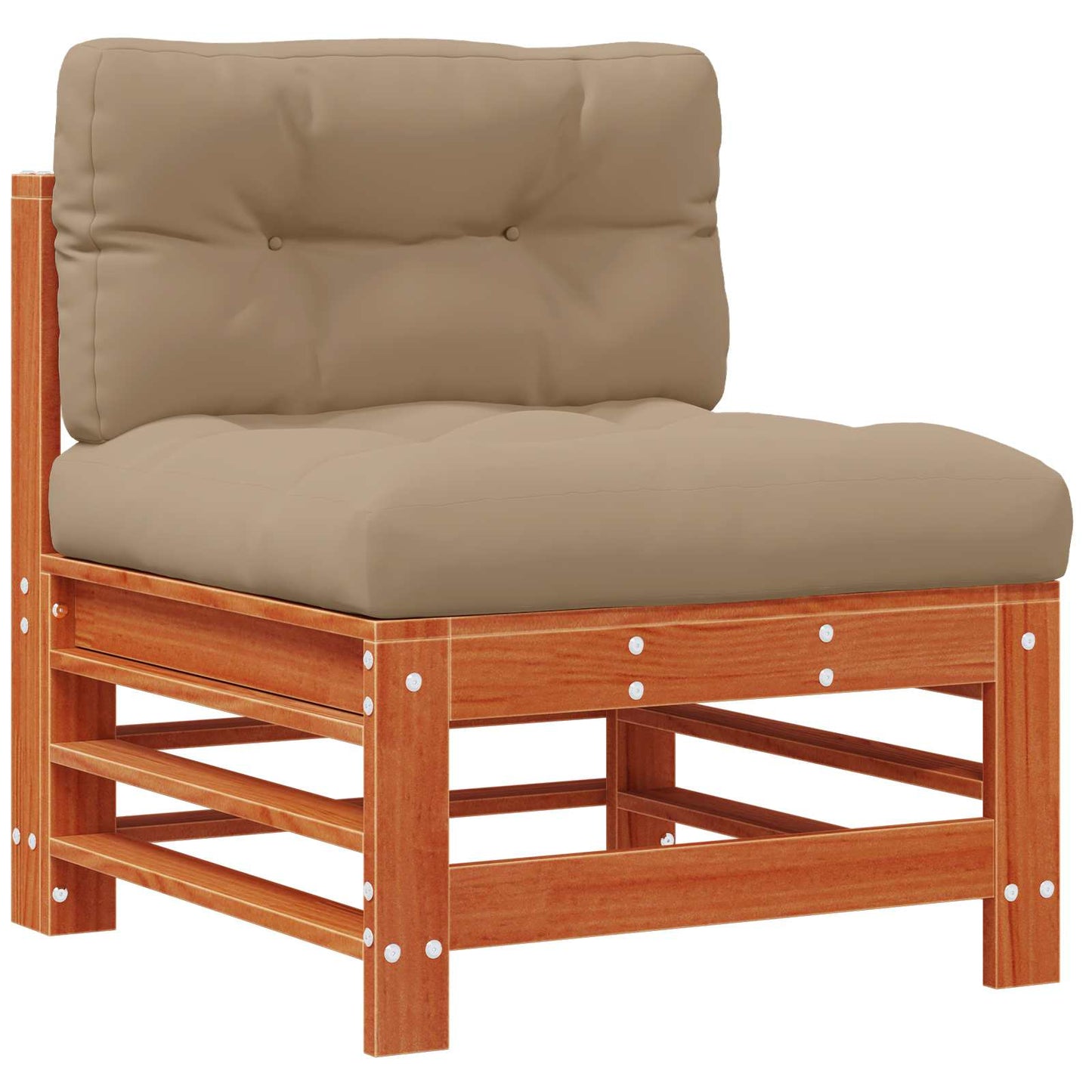 Tuin loungeset 8 pcs Wasbruin Massief grenenhout is nu te koop bij PeponiXL, paradijselijk wonen!