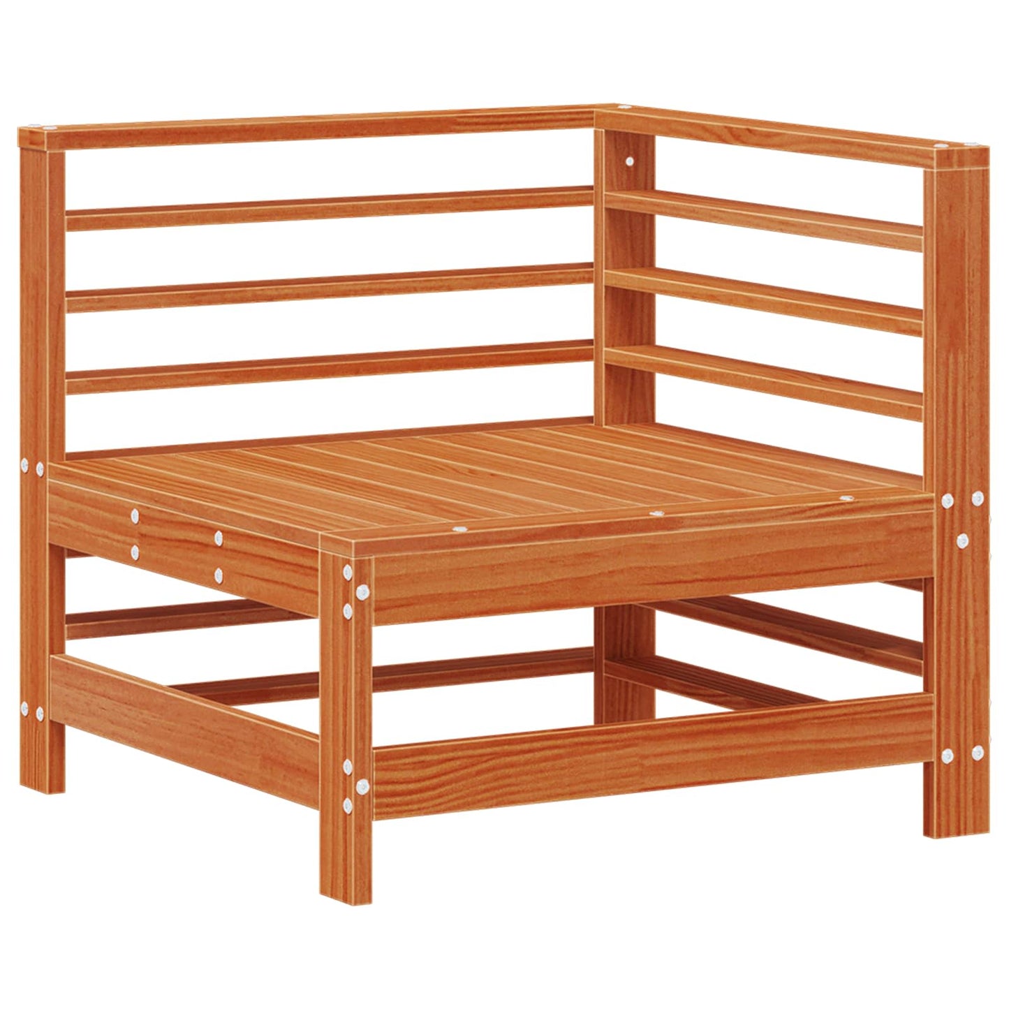 Tuin loungeset 7 pcs Wasbruin Massief grenenhout is nu te koop bij PeponiXL, paradijselijk wonen!