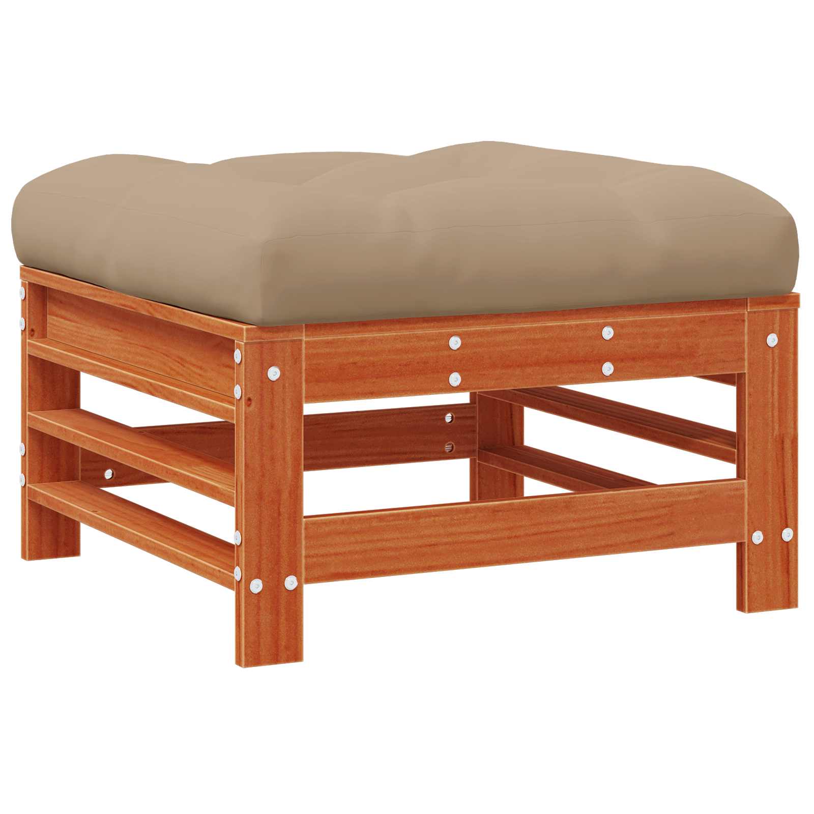 Tuin loungeset 5 pcs Wasbruin Massief grenenhout is nu te koop bij PeponiXL, paradijselijk wonen!
