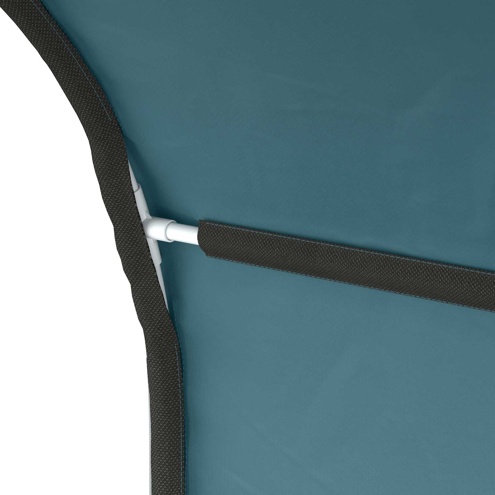 Bedtunnel 2 pcs Lichtblauw 211 x 52,5 x 2 cm Polyester is nu te koop bij PeponiXL, paradijselijk wonen!