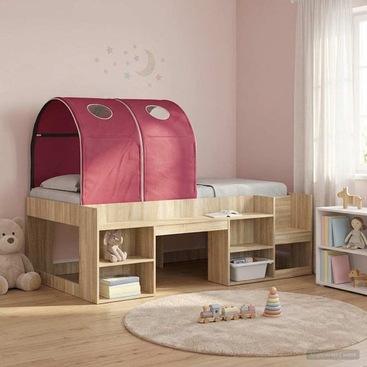 Bedtunnel 2 pcs Rood 211 x 52,5 x 2 cm Polyester is nu te koop bij PeponiXL, paradijselijk wonen!