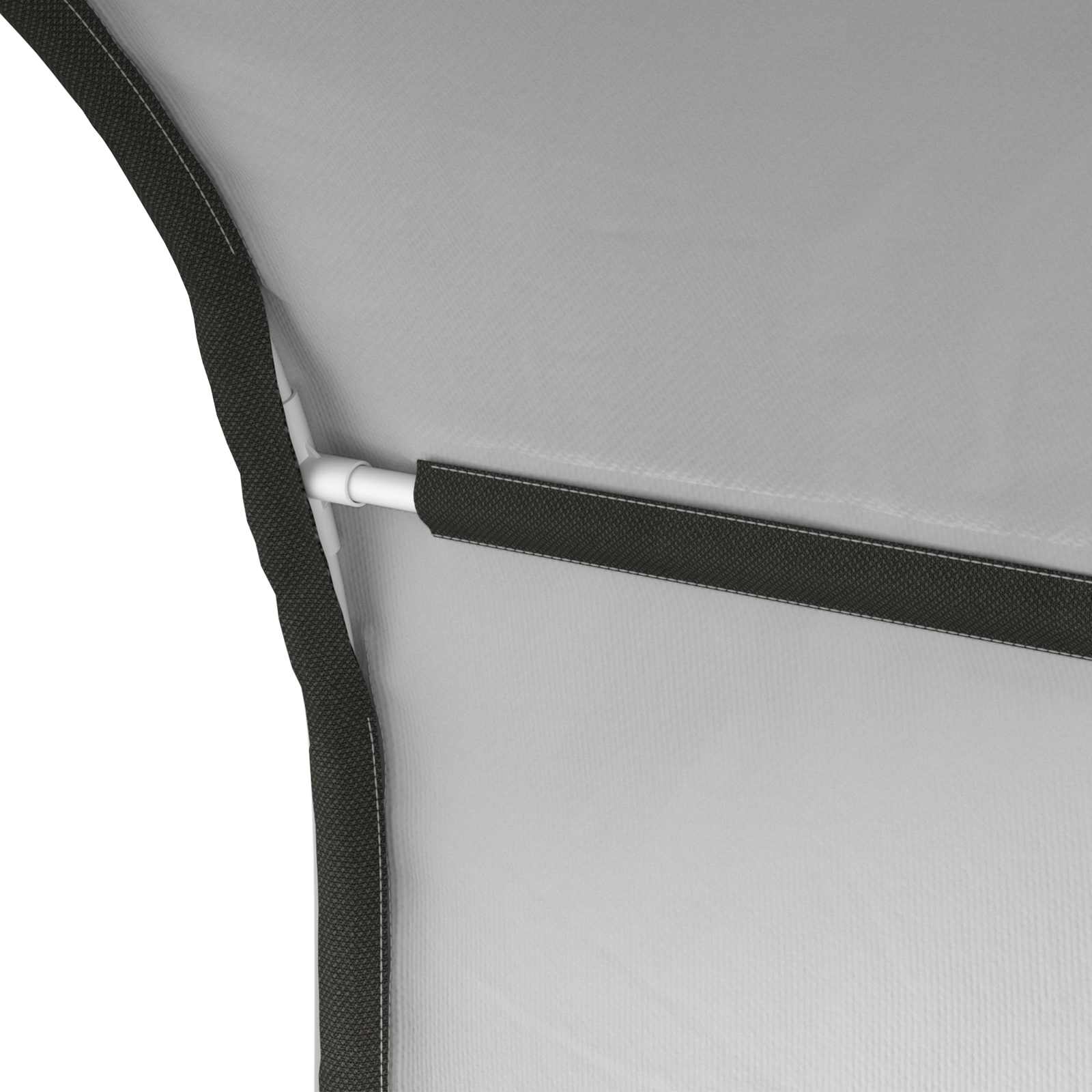 Bedtunnel 2 pcs Wit 211 x 67.5 x 2 cm Polyester is nu te koop bij PeponiXL, paradijselijk wonen!