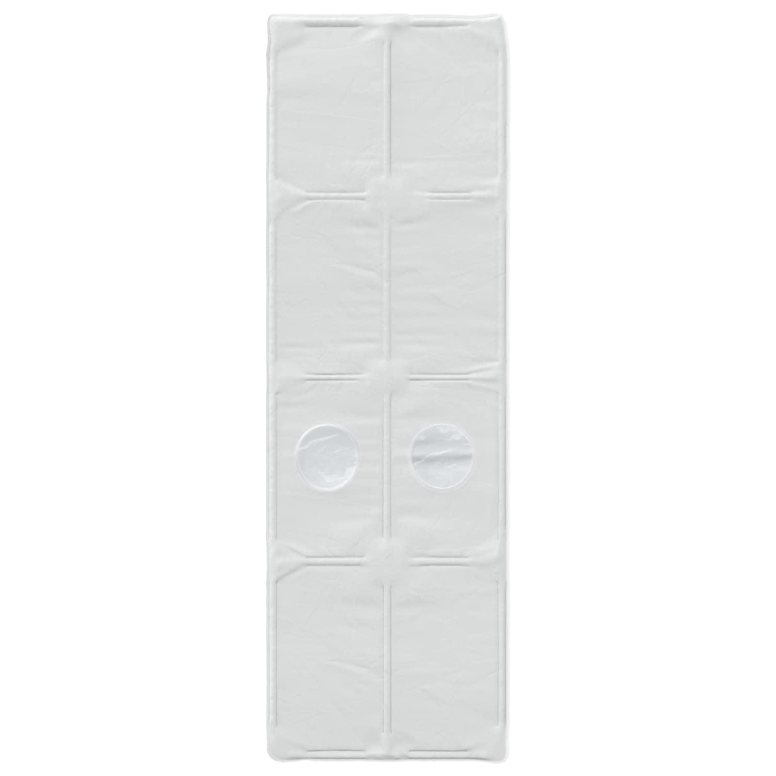 Bedtunnel 2 pcs Wit 211 x 67.5 x 2 cm Polyester is nu te koop bij PeponiXL, paradijselijk wonen!