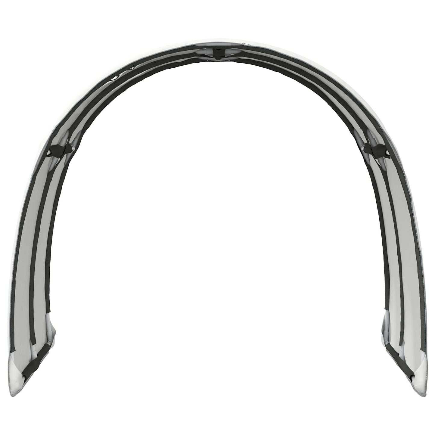 Bedtunnel 2 pcs Wit 211 x 67.5 x 2 cm Polyester is nu te koop bij PeponiXL, paradijselijk wonen!