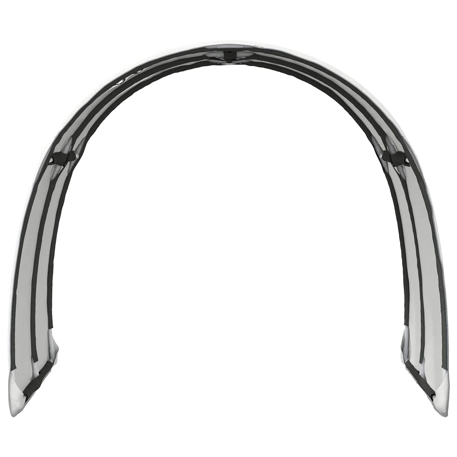 Bedtunnel 2 pcs Wit 211 x 67.5 x 2 cm Polyester is nu te koop bij PeponiXL, paradijselijk wonen!