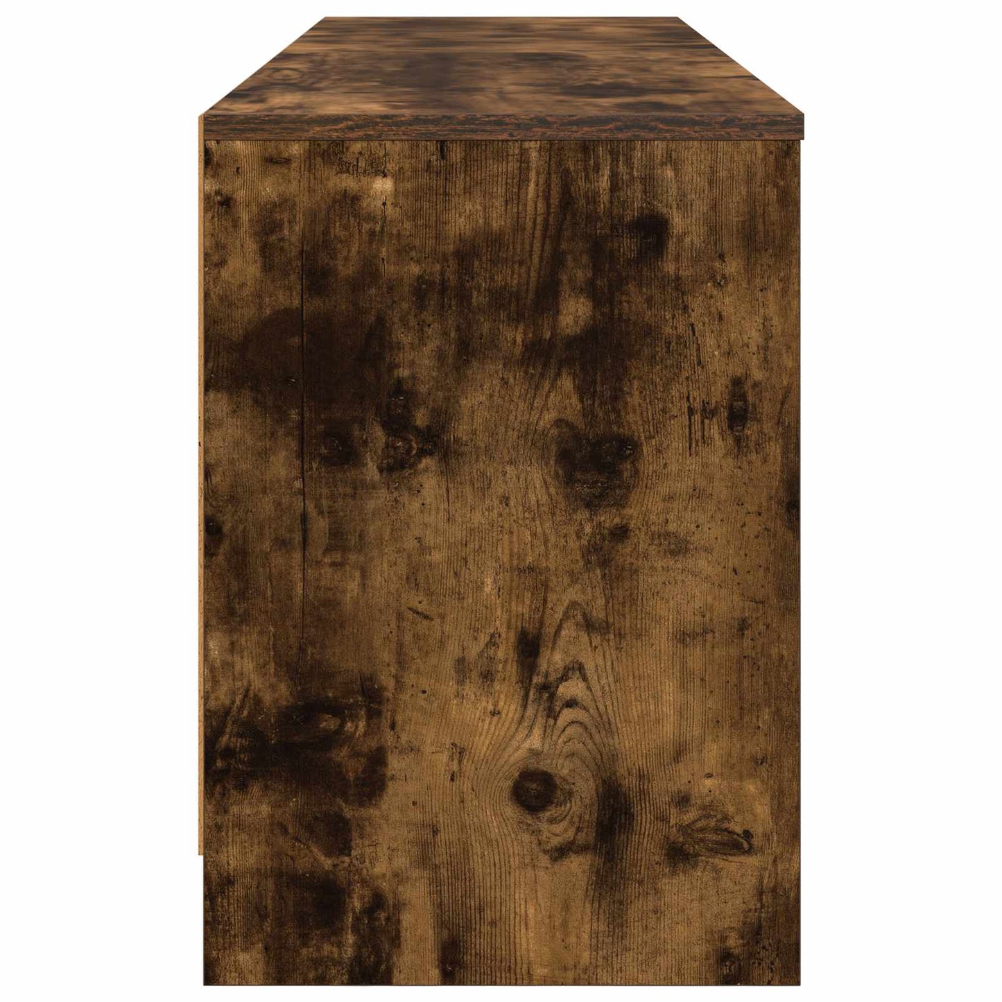 Bed kast 2 pcs Gerookt eiken 66 x 33 x 48 cm Bewerkt hout is nu te koop bij PeponiXL, paradijselijk wonen!