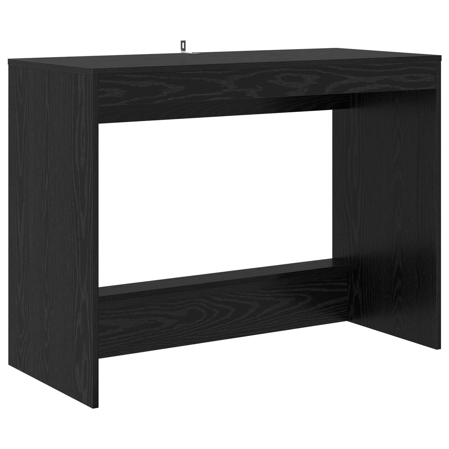 Bed Bureau Zwart Eiken 100 x 45 x 75 cm Bewerkt hout is nu te koop bij PeponiXL, paradijselijk wonen!