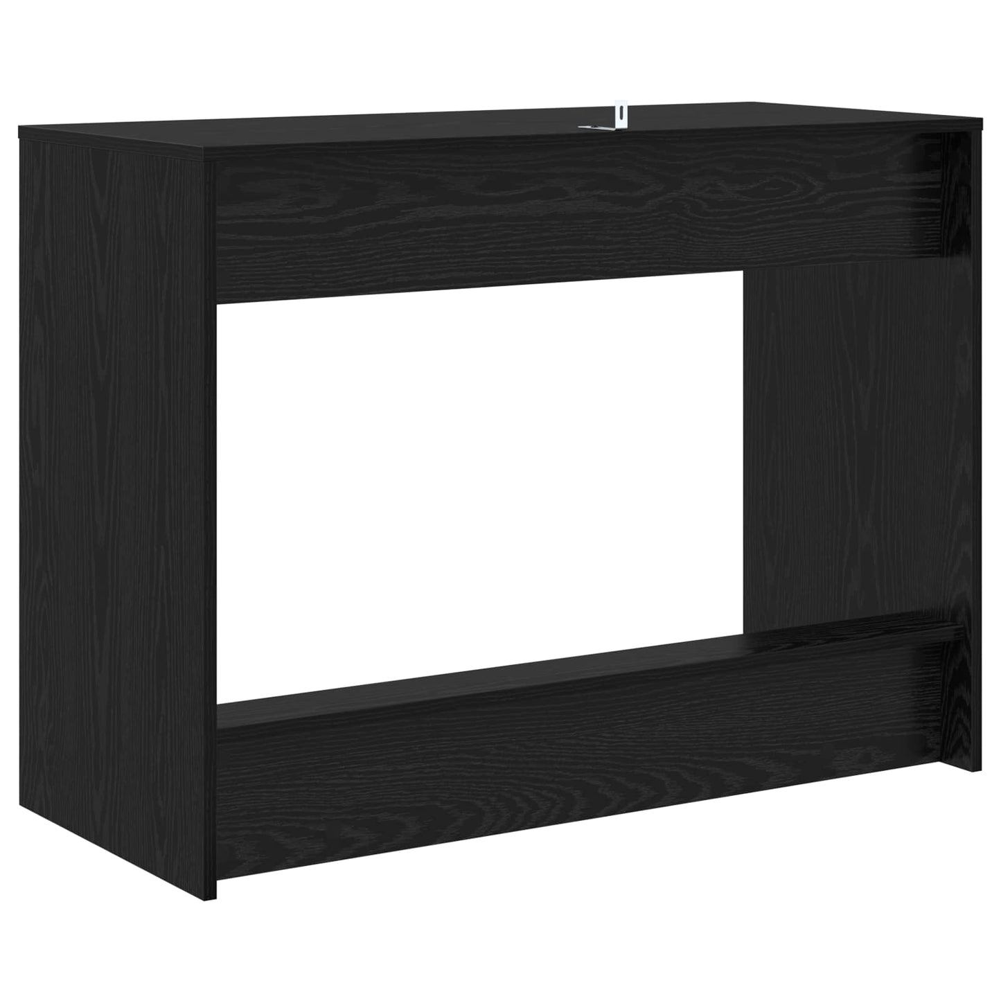 Bed Bureau Zwart Eiken 100 x 45 x 75 cm Bewerkt hout is nu te koop bij PeponiXL, paradijselijk wonen!
