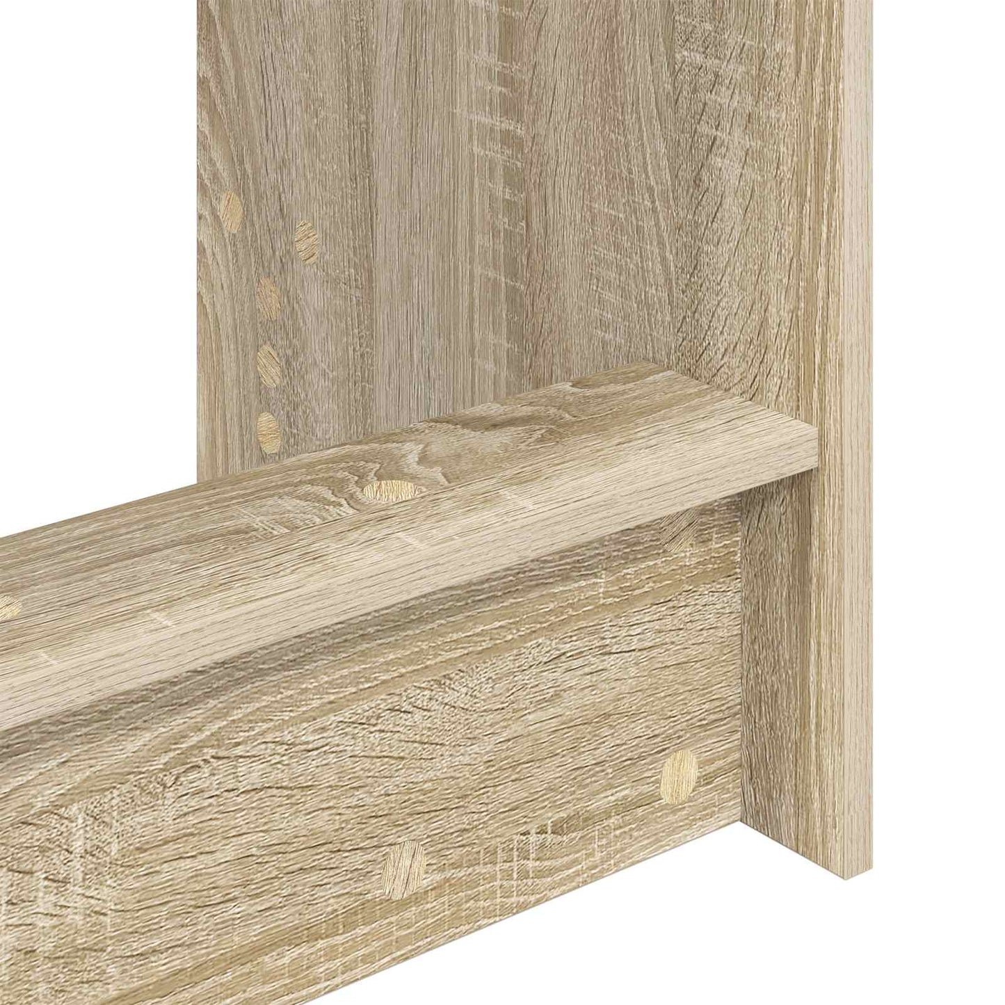 Bed Bureau Sonoma Eiken 100 x 45 x 75 cm Bewerkt hout is nu te koop bij PeponiXL, paradijselijk wonen!