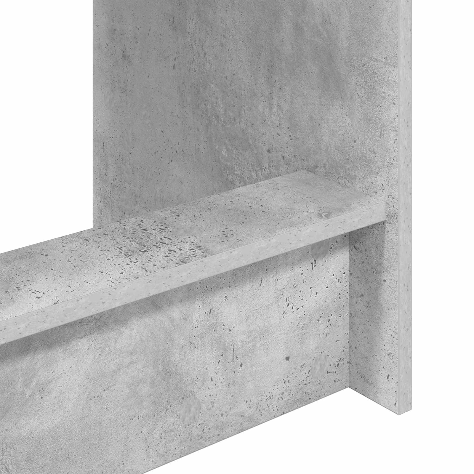 Bed Bureau Beton Grijs 100 x 45 x 75 cm Bewerkt hout is nu te koop bij PeponiXL, paradijselijk wonen!