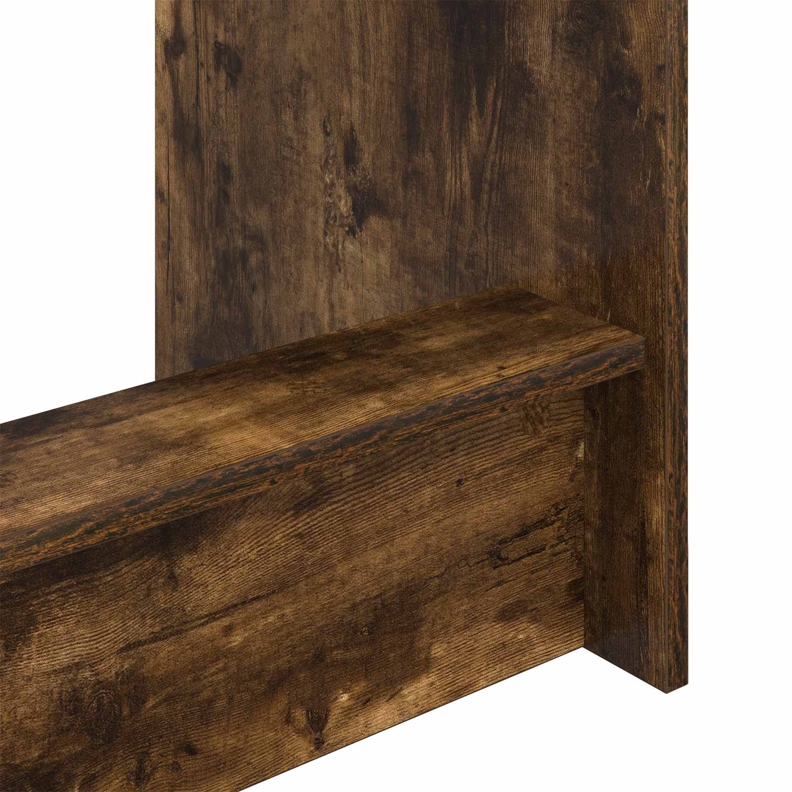 Bed Bureau Gerookt eiken 100 x 45 x 75 cm Bewerkt hout is nu te koop bij PeponiXL, paradijselijk wonen!