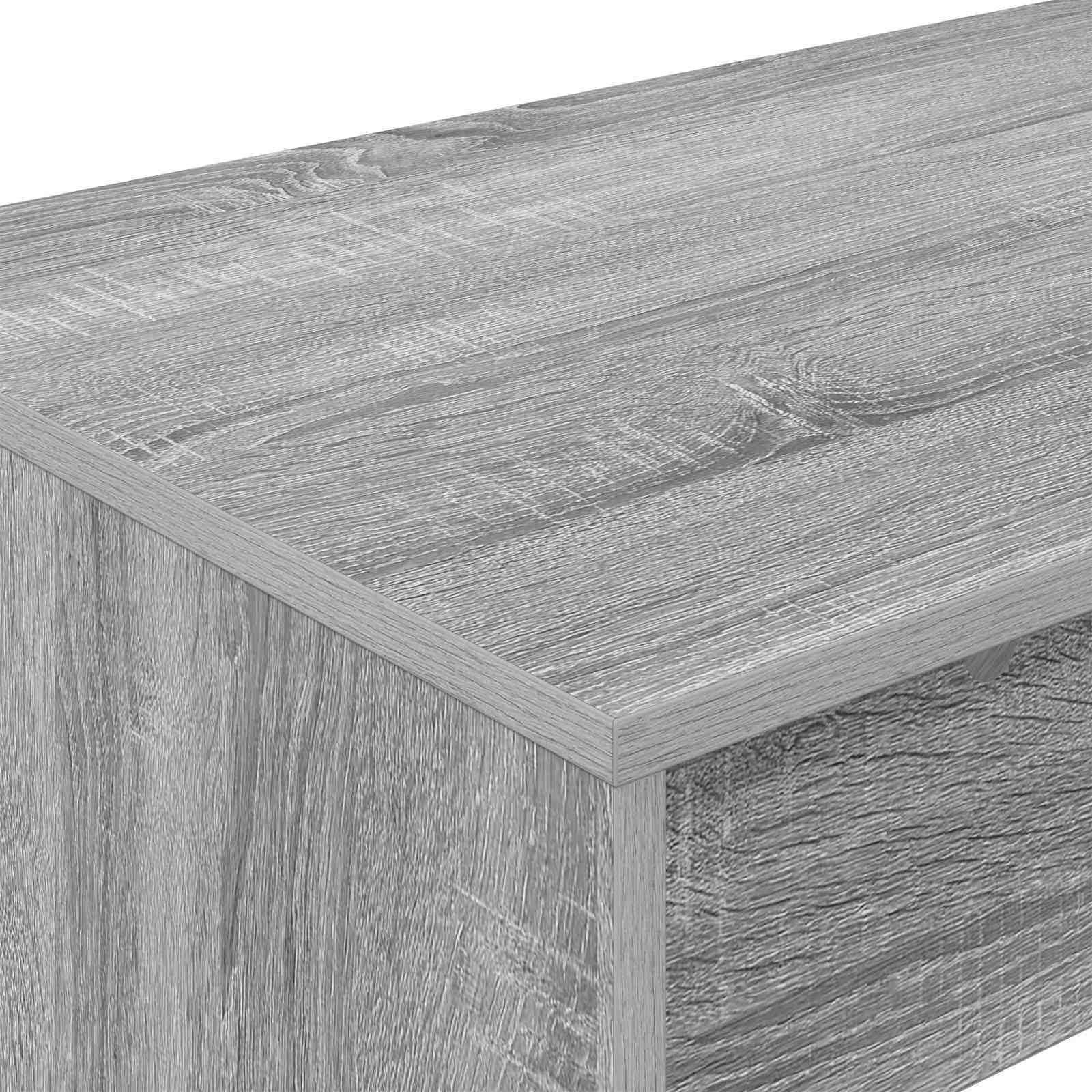 Bed Bureau Grijs Sonoma 100 x 45 x 75 cm Bewerkt hout is nu te koop bij PeponiXL, paradijselijk wonen!
