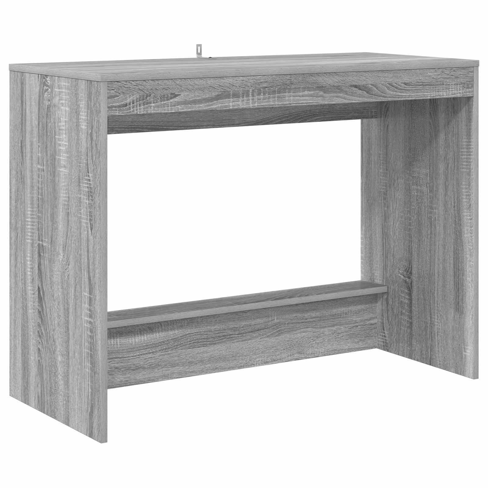 Bed Bureau Grijs Sonoma 100 x 45 x 75 cm Bewerkt hout is nu te koop bij PeponiXL, paradijselijk wonen!