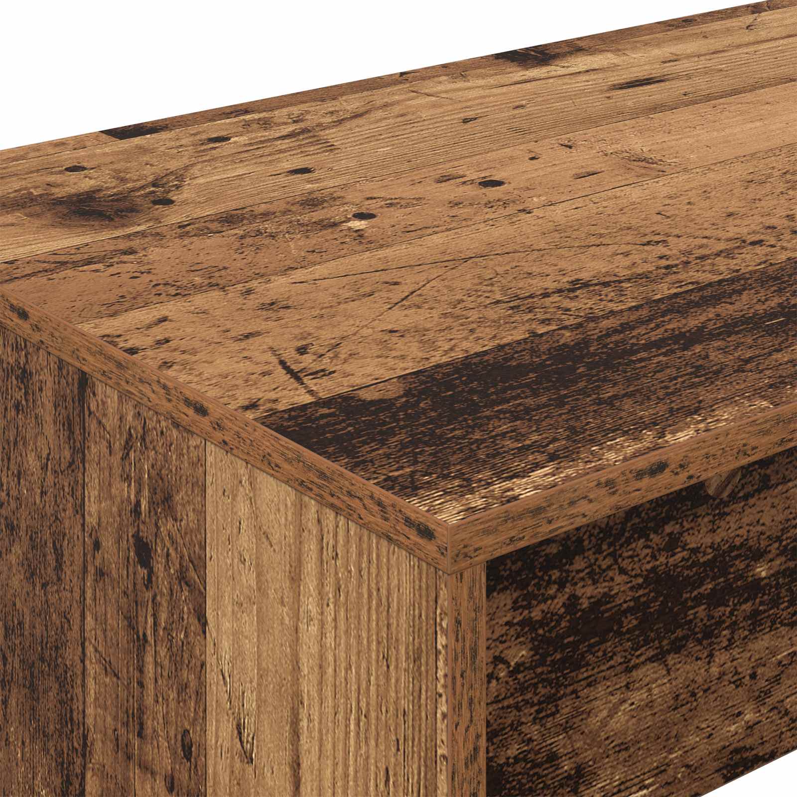Bed Bureau Oudhout 100 x 45 x 75 cm Bewerkt hout is nu te koop bij PeponiXL, paradijselijk wonen!